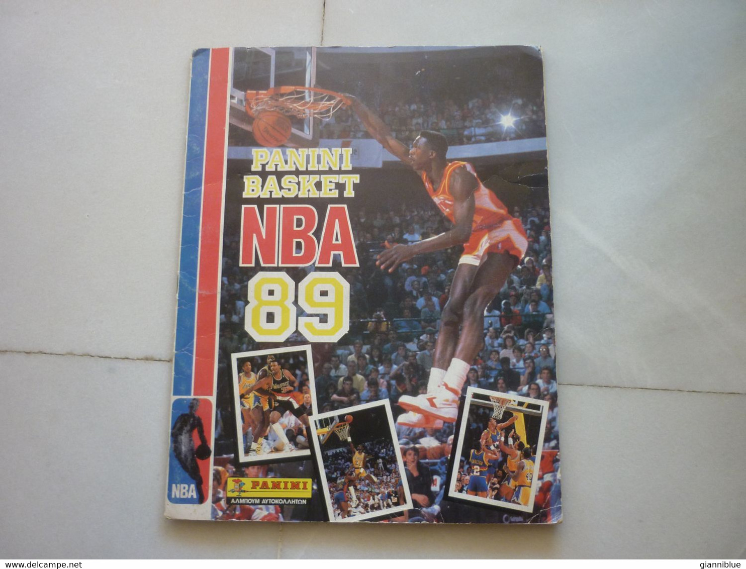 NBA 89 Panini Basket Greek Edition Album (242/292) Basketball Jordan Miller Pipen Olajuwon - Sonstige & Ohne Zuordnung