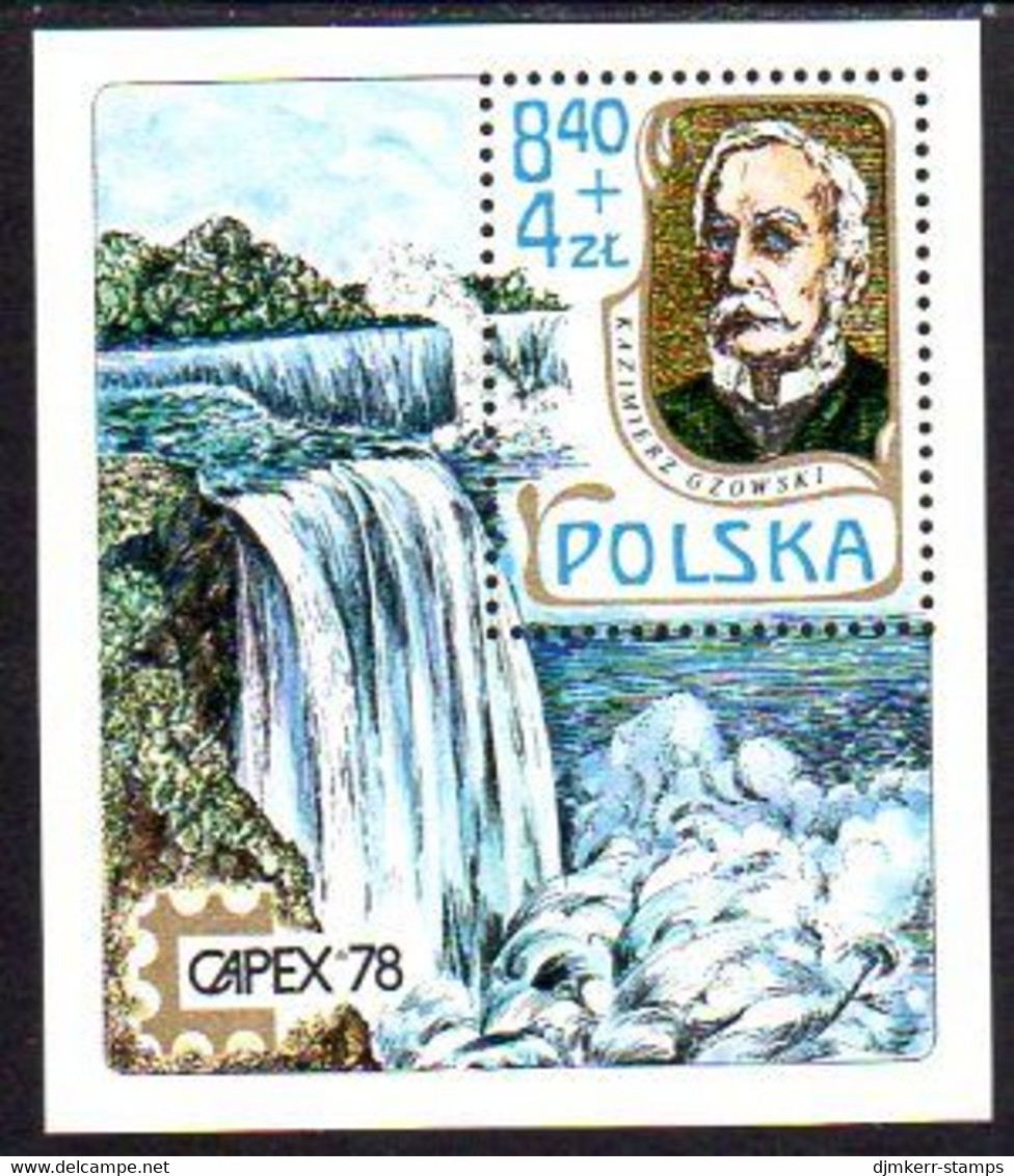 POLAND 1978 CAPEX Philatelic Exhibition Block MNH / **.  Michel Block 69 - Neufs