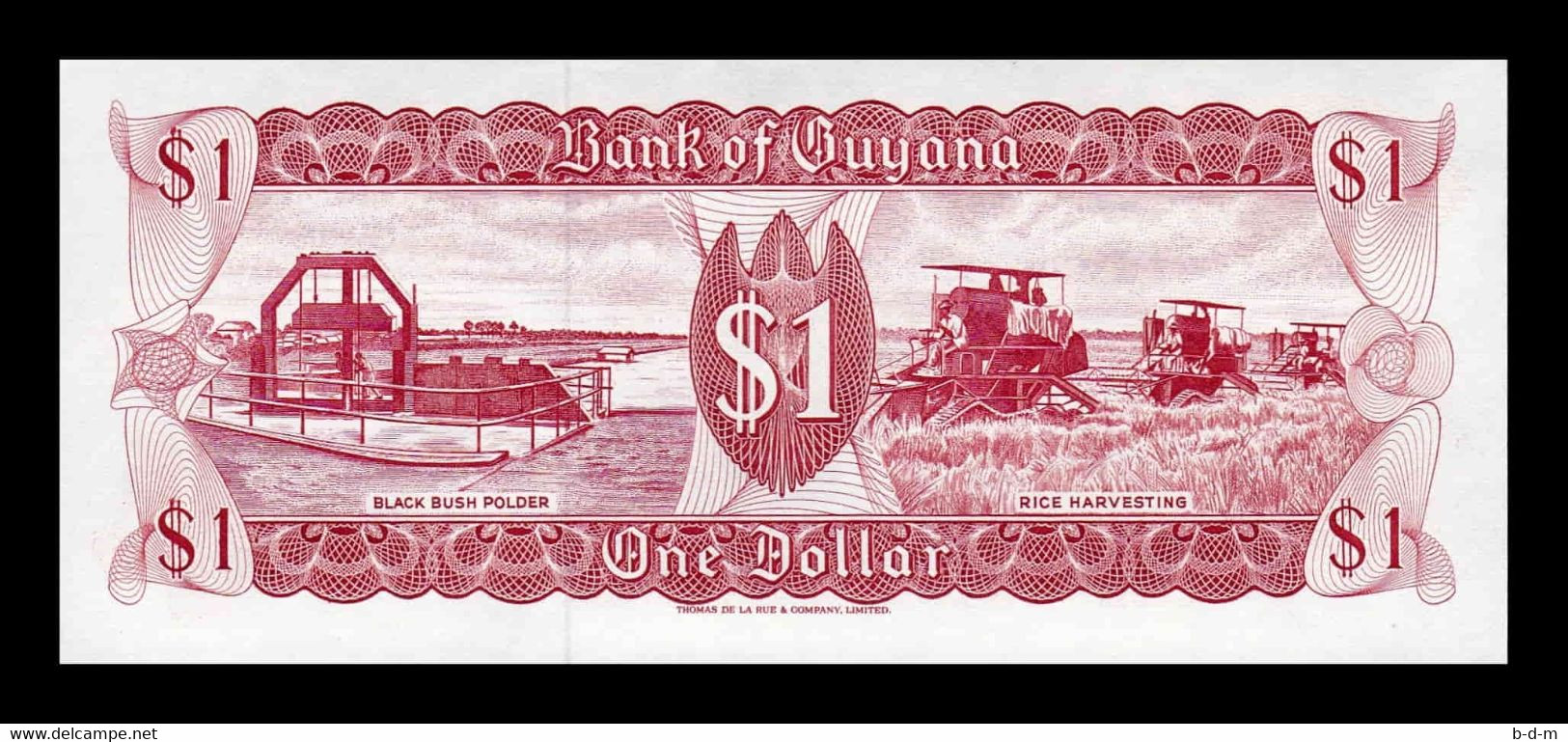 Guyana 1 Dollar 1992 Pick 21Ga SC UNC - Guyana