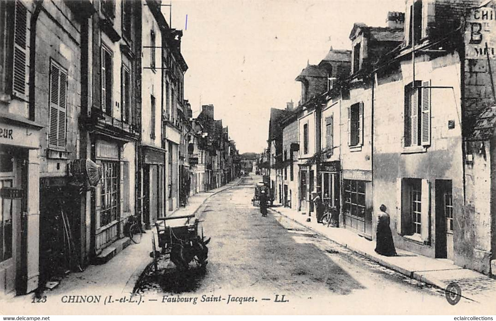 Chinon          37           Faubourg Saint Jacques     N° LL123      (voir Scan) - Chinon