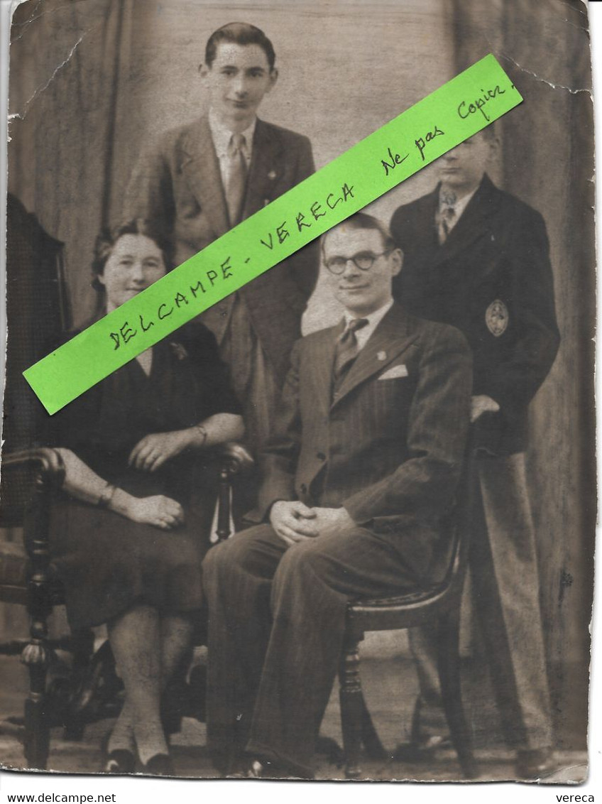 59 - Génèalogie - Flers- Breucq - Famille FREMAUX , 9 Rue Jacquard - Le Couple Fremaux Et 2 Garçons Gaston Et Henri - Villeneuve D'Ascq