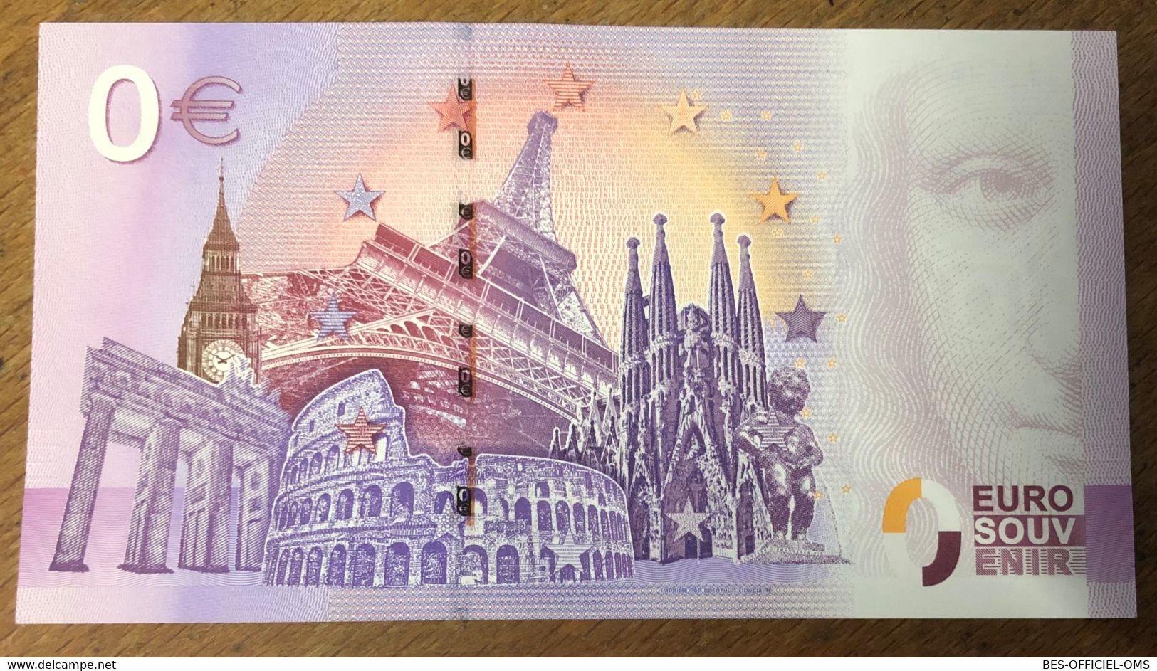 2017 BILLET 0 EURO SOUVENIR DPT 75 PARIS CHAMPS-ÉLYSÉES N°2  ZERO 0 EURO SCHEIN BANKNOTE PAPER MONEY BANK - Pruebas Privadas