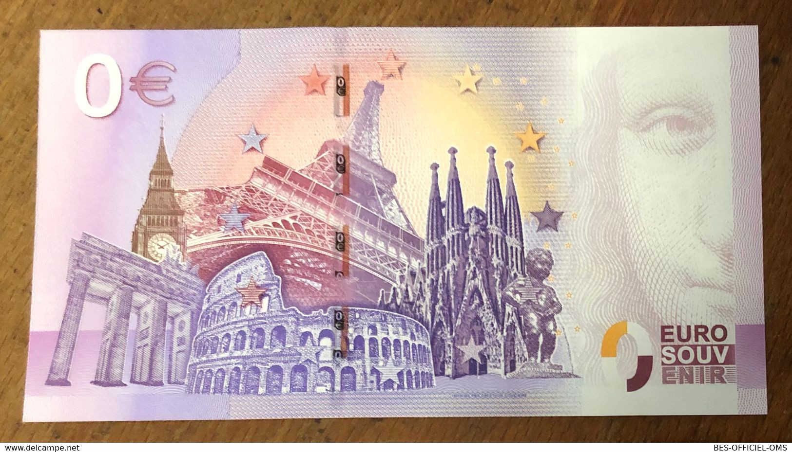 2017 BILLET 0 EURO SOUVENIR DPT 75 PARIS NAPOLÉON BONAPARTE N°2 ZERO 0 EURO SCHEIN BANKNOTE MONEY BANK - Privatentwürfe