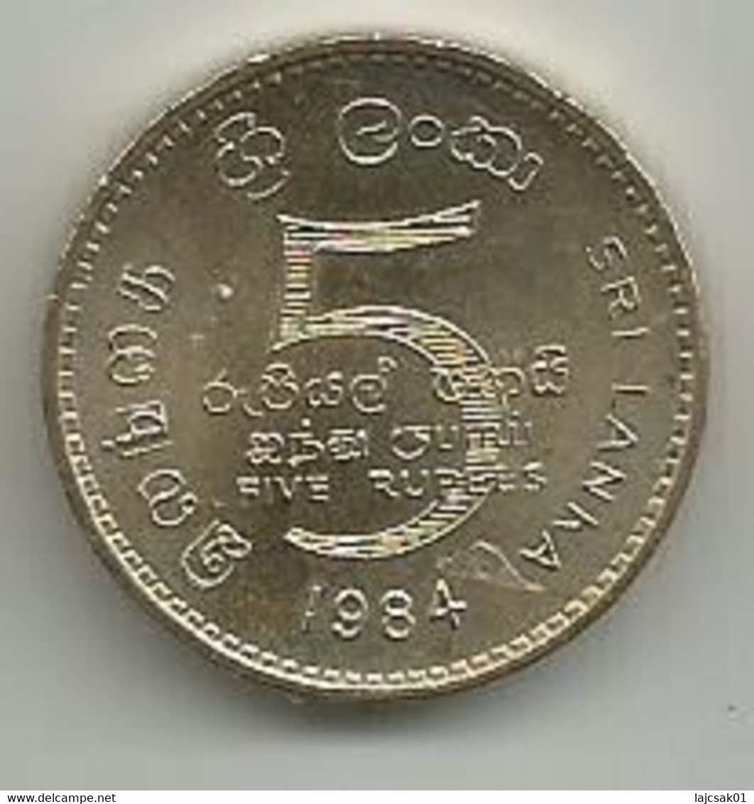 Sri Lanka 5 Rupees 1984. Km#148.1 - Sri Lanka
