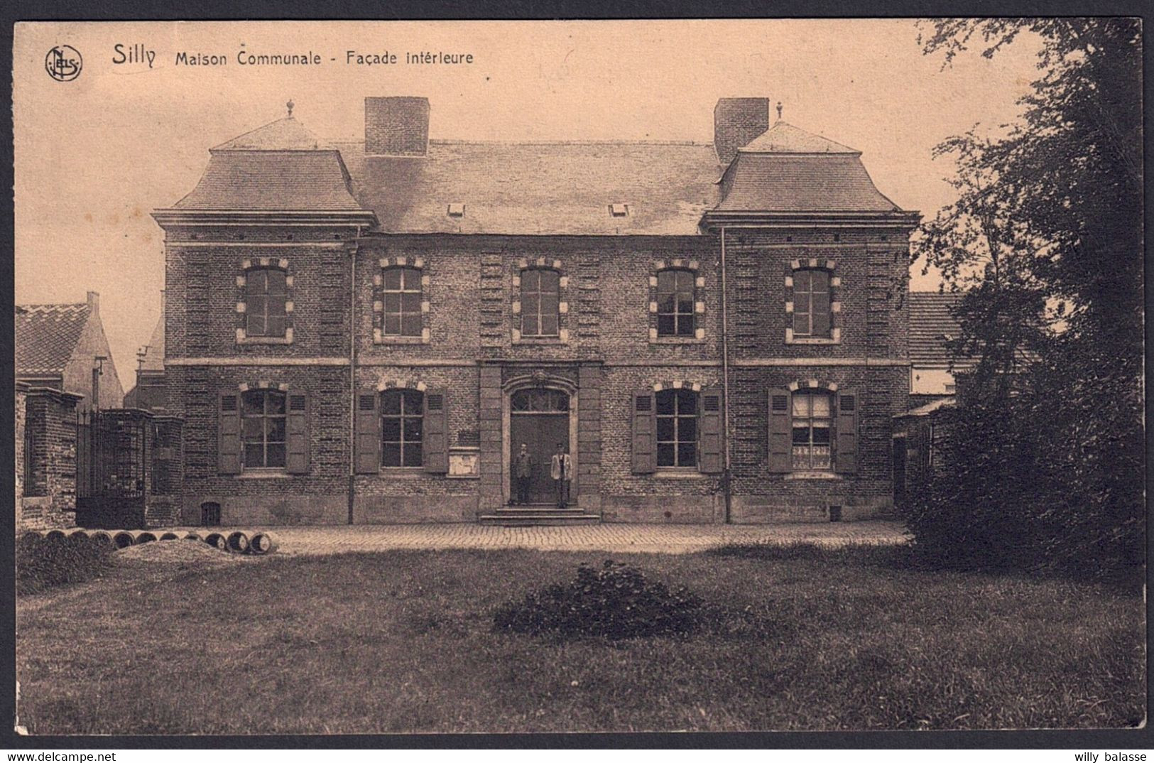 +++ CPA - SILLY - Maison Communale - Façade Intérieure - Nels  // - Silly