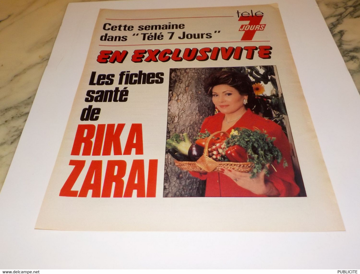 PUBLICITE  RIKA ZARAI   1986 - Sin Clasificación