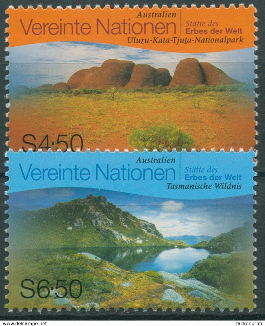 UNO Wien 1999 UNESCO Australien Uluru-Nationalpark, Tasmanien 279/80 Postfrisch - Neufs