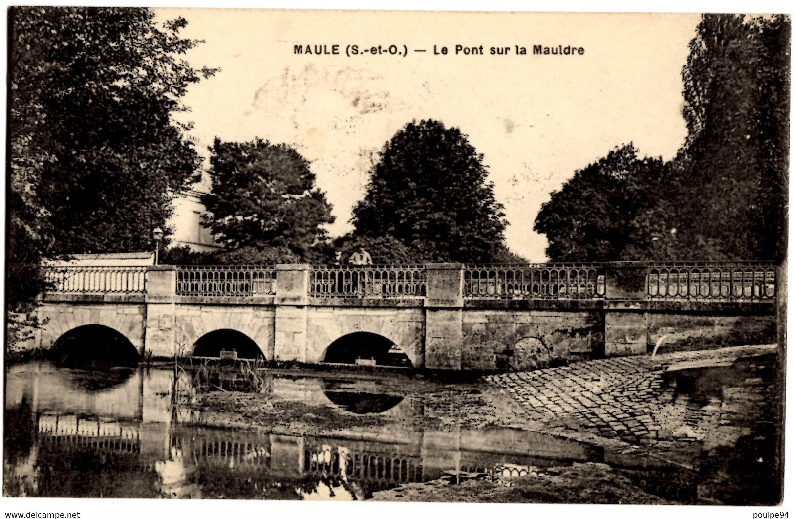 Maule (S.-et-O.) - Le Pont Sur La Mauldre - Maule