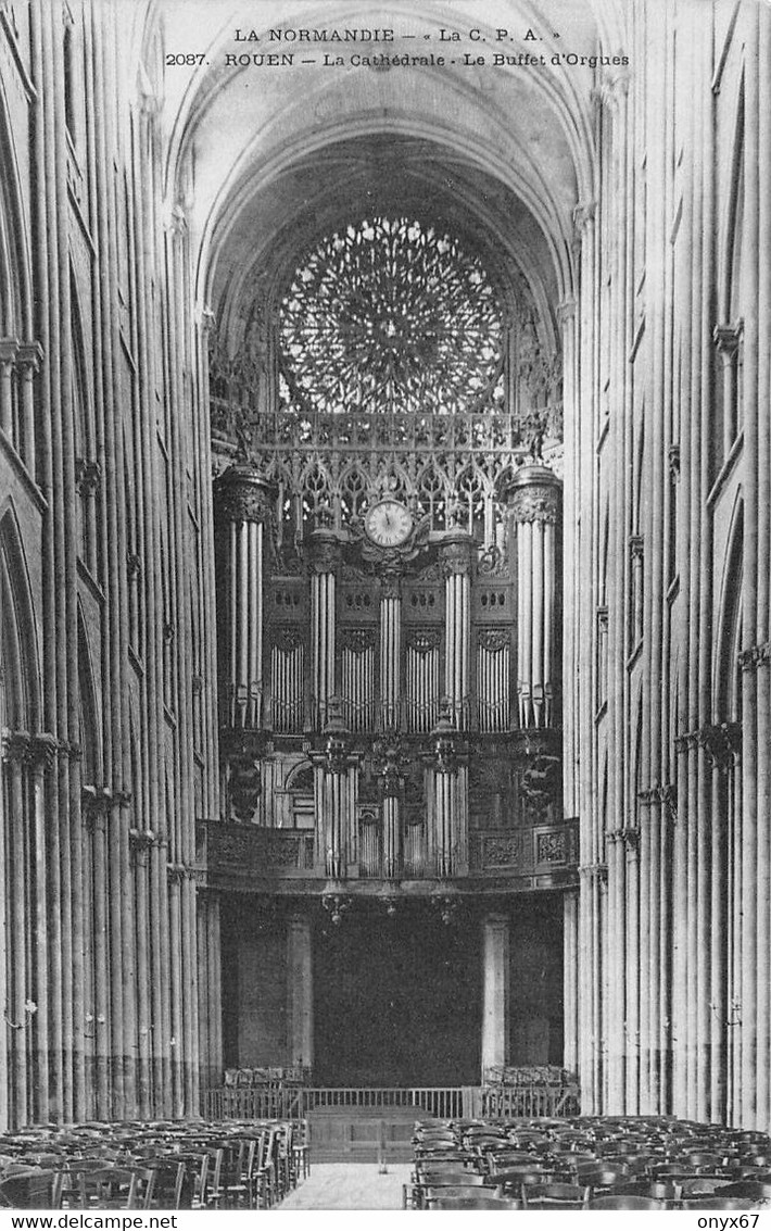 ROUEN-76-Seine Maritime-Intérieur De L'Eglise-ORGUES-ORGUE-ORGEL-ORGAN-INSTRUMENT-MUSIQUE - Rouen