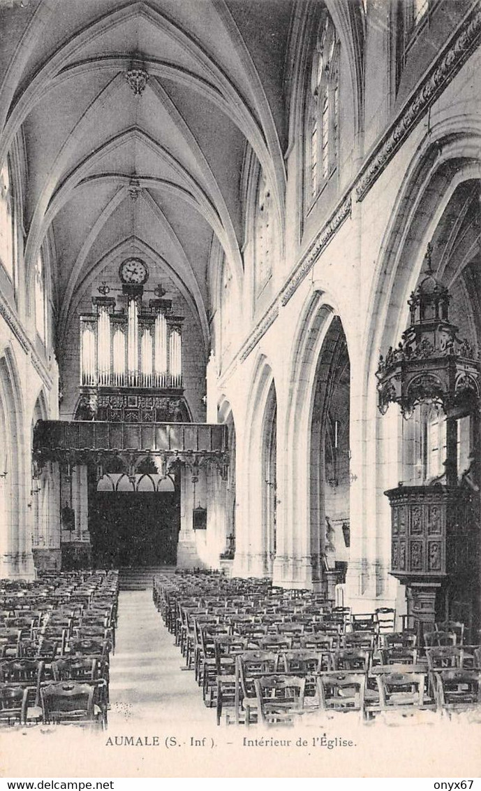 AUMALE-76-Seine Maritime-Intérieur De L'Eglise-ORGUES-ORGUE-ORGEL-ORGAN-INSTRUMENT-MUSIQUE - Aumale