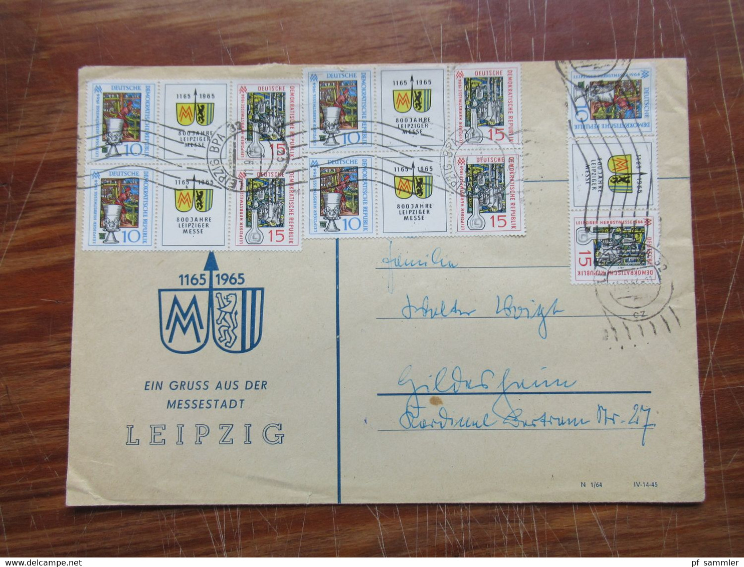 DDR 1960er - 80er Jahre Kleiner Belegeposten Mit Besonderheiten Kleinbogen / 1x Block / Zusammendrucke 1x Gedenkblatt - Collections (without Album)