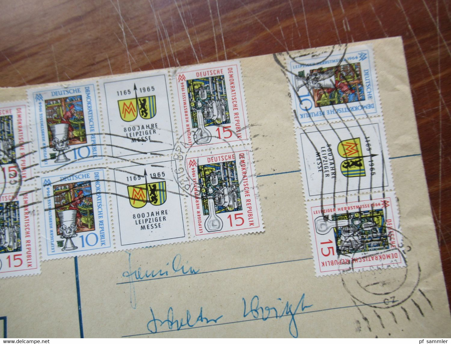 DDR 1960er - 80er Jahre Kleiner Belegeposten Mit Besonderheiten Kleinbogen / 1x Block / Zusammendrucke 1x Gedenkblatt - Collections (sans Albums)