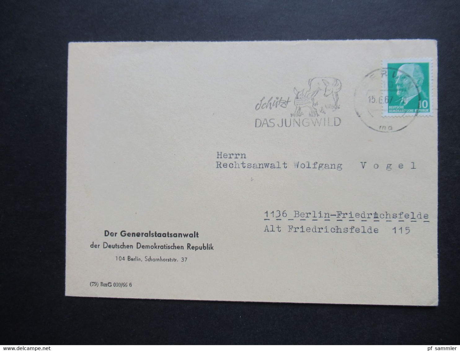 DDR 1967 Ulbricht Frankaturen EF / MeF Etl. Einschreiben! 1x Umschlag Der Generalstaatsanwalt Der DDR 104 Berlin - Cartas & Documentos