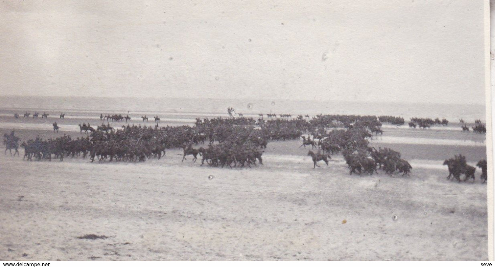 14-18 Revue Par Le Roi De La 1ere Division De Cavalerie 3 Juillet 1915 Photo Format Environ 4,5 X 12 - Oorlog, Militair