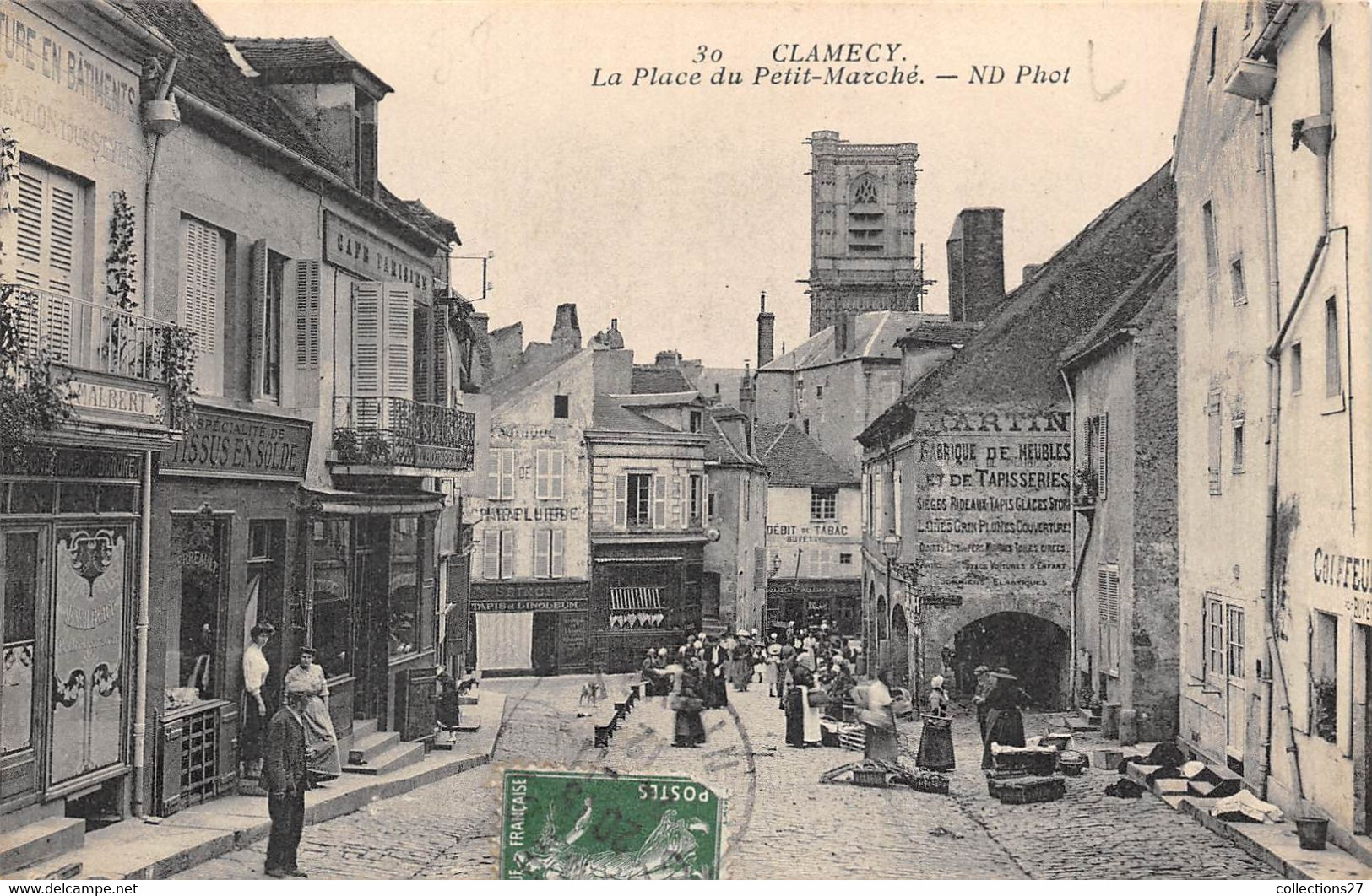 58-CLAMECY-LA PLACE DU GRAND MARCHE - Clamecy