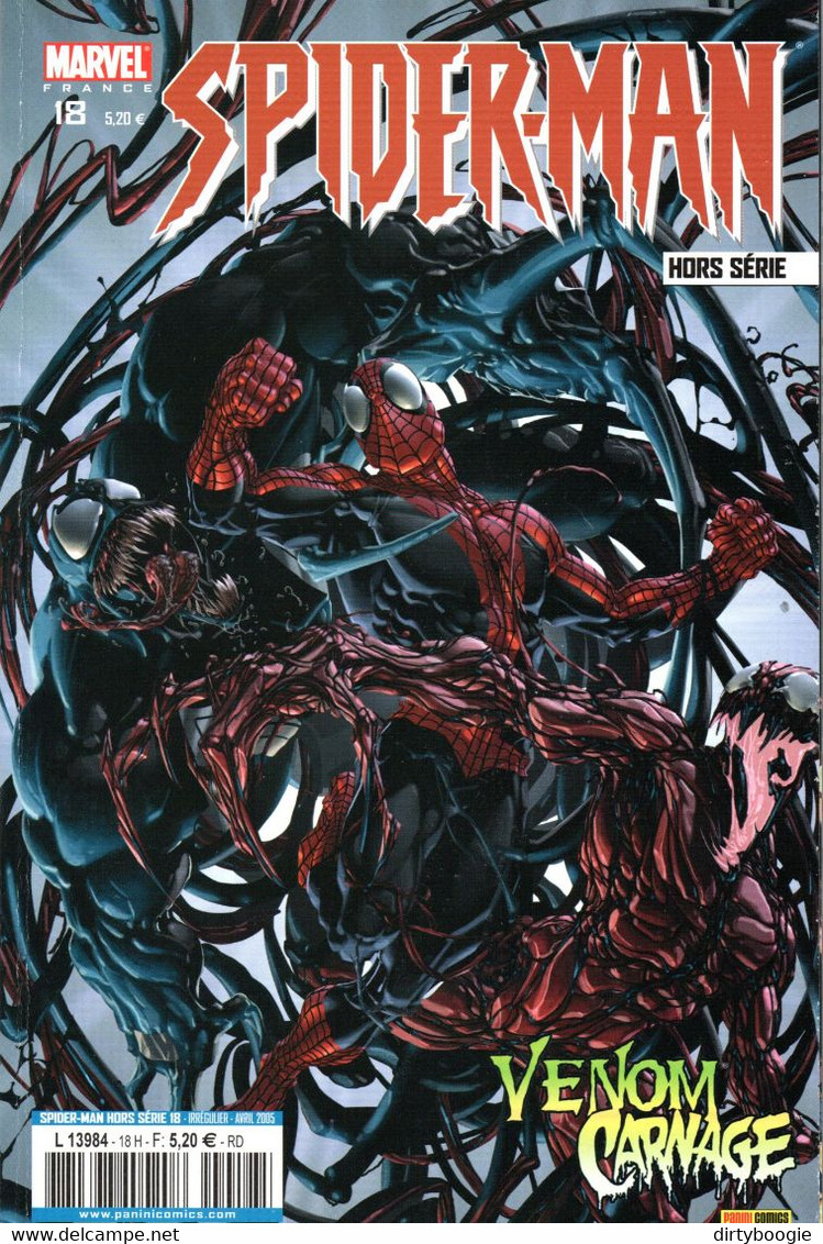 SPIDERMAN Hors-série N° 18 - Avril 2005 - VENOM - CARNAGE - Spiderman