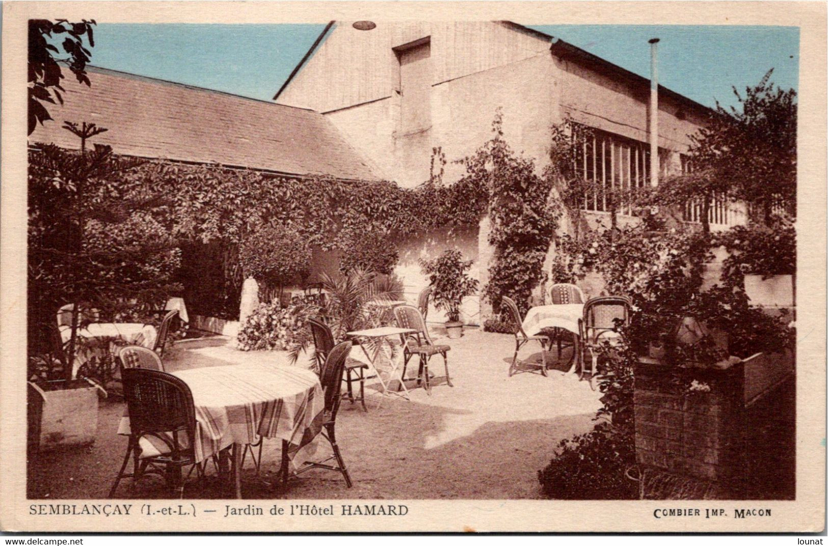 37 SEMBLANCAY - Jardin De L'Hôtel HAMARD - - Semblançay