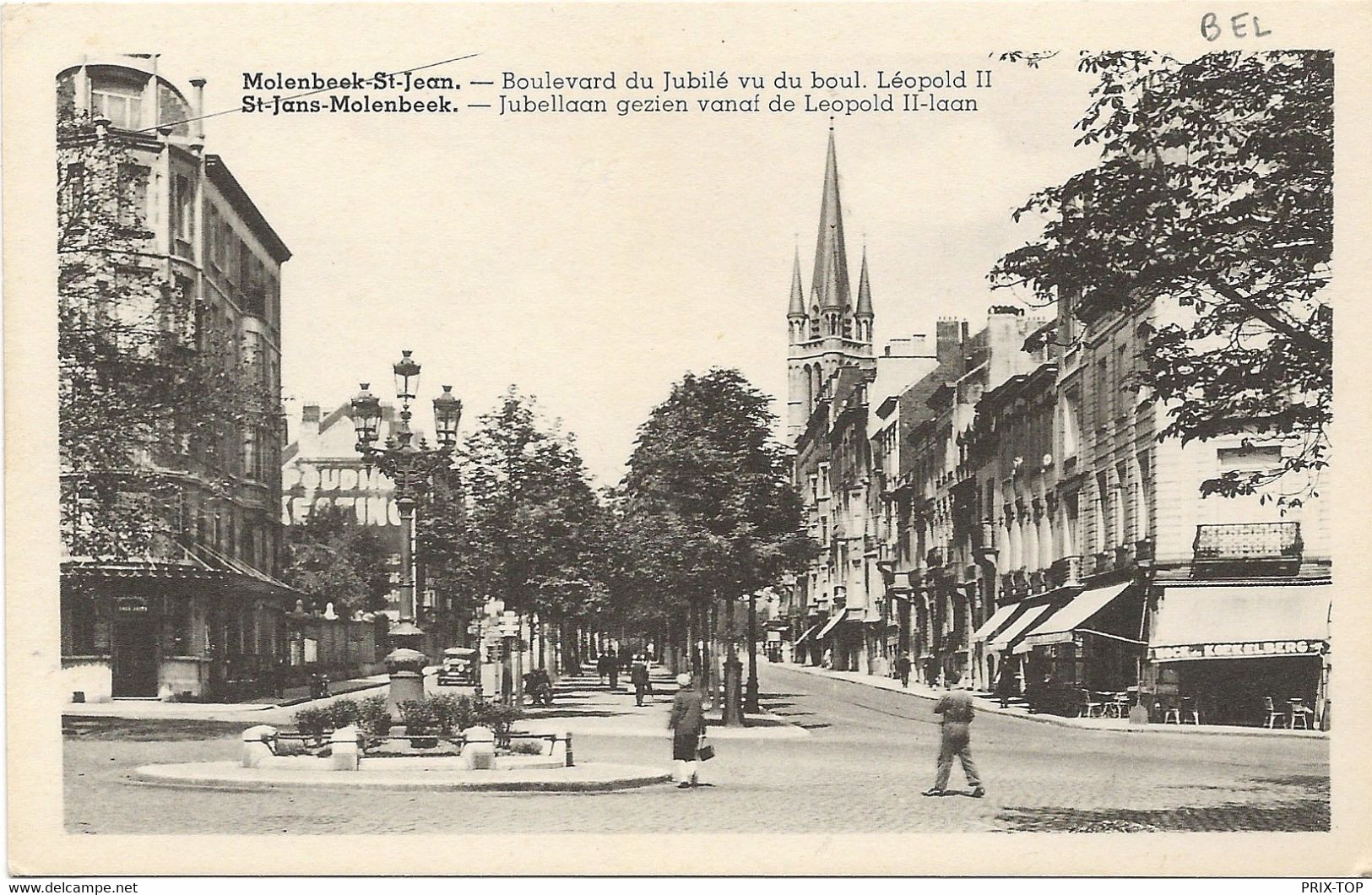 REF4933/ CP-PK Molenbeek-St-Jean Boulevard Du Jubilé Vu Du Boulevard Léopold II Animée MINT - St-Jans-Molenbeek - Molenbeek-St-Jean