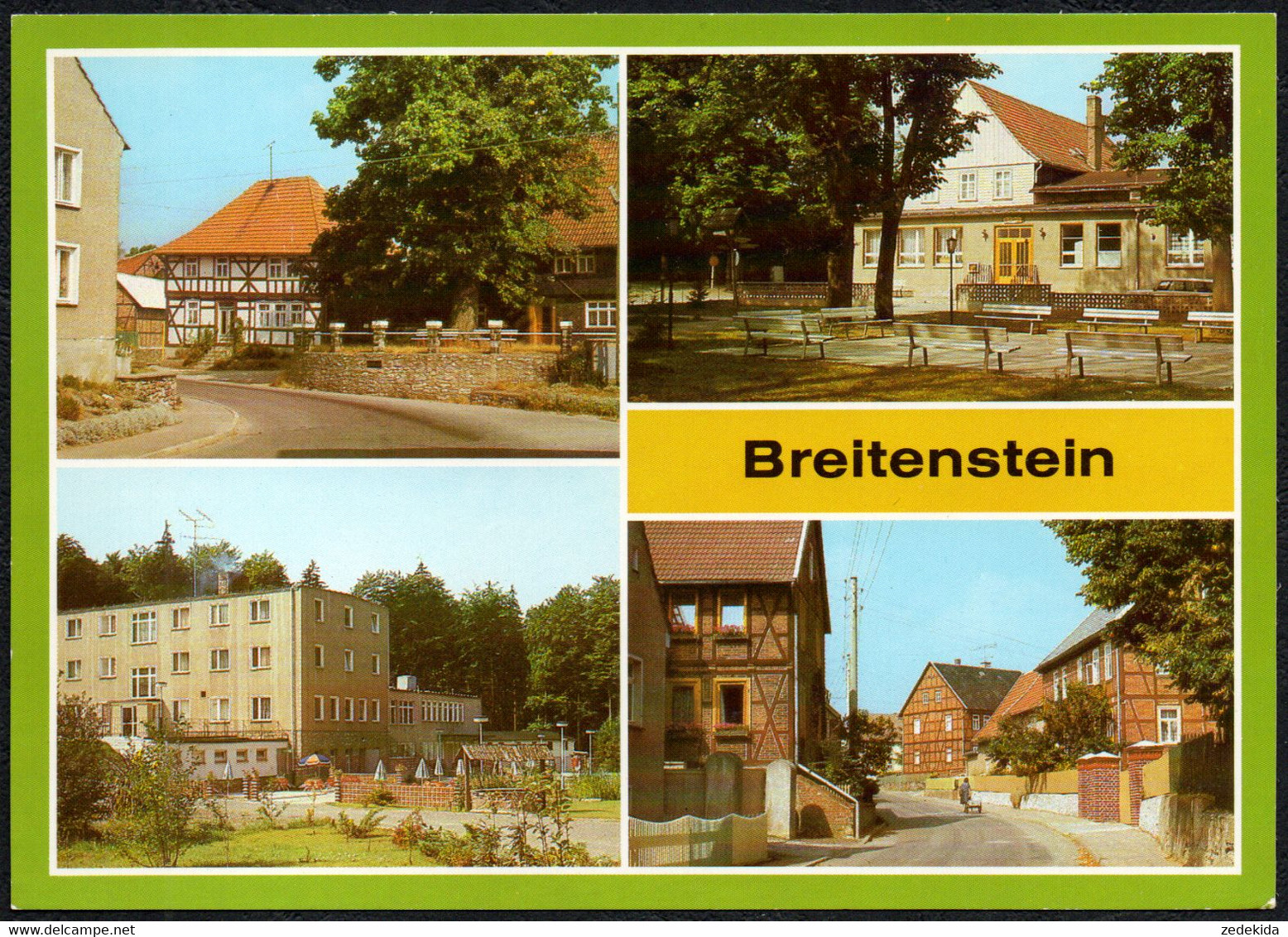 F3617 - TOP Breitenstein FDGB Heim Gaststätte Schindelbruch - Bild Und Heimat Reichenbach - Sangerhausen