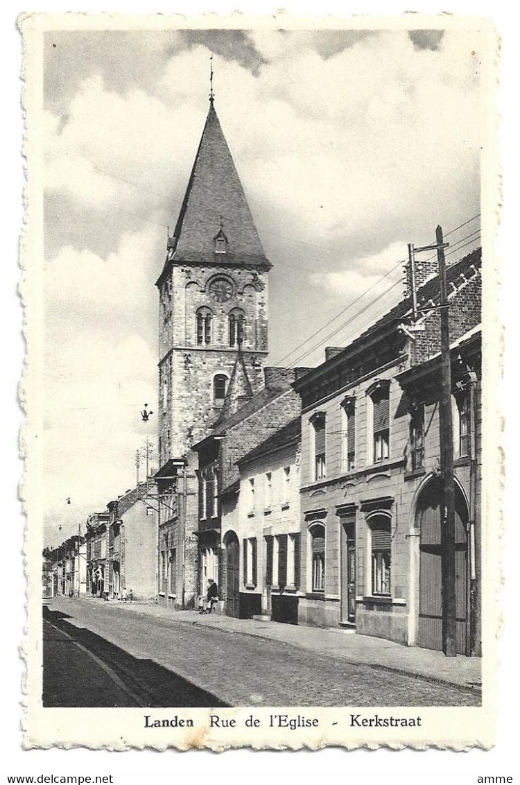 Landen   *   Rue De L'Eglise - Kerkstraat - Landen