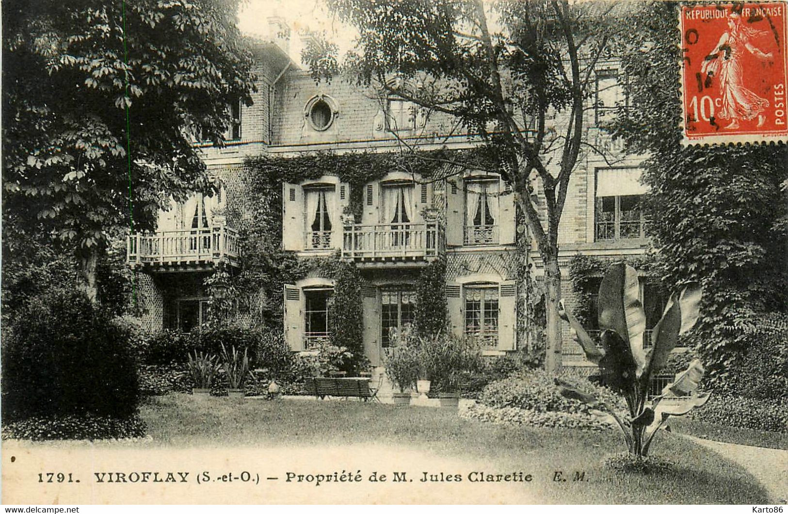 Viroflay * Villa * Propriété De M Jules CLARETIE - Viroflay