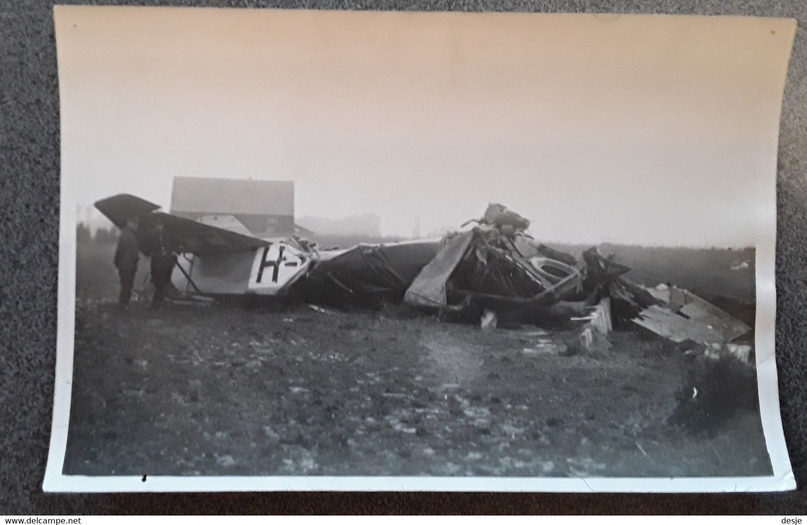 Meise Wolvertem Wolverthem Foto Van Het Vliegtuigongeval Op 9 Juli 1926 Waarbij 2 Doden Vielen. - Meise