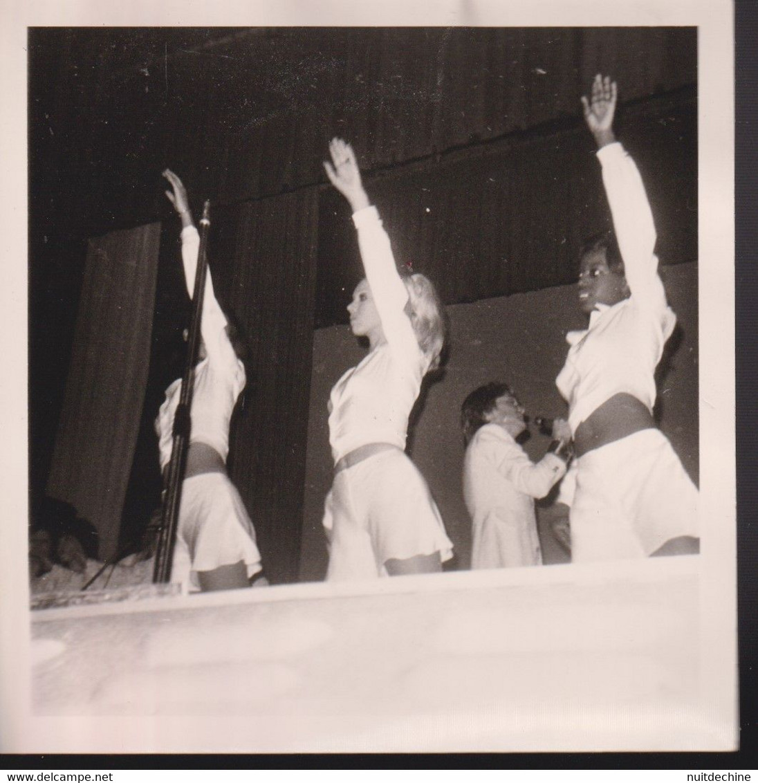 Photo Amateur  Claude François & Les Fléchettes 9 X 9 Cm - Geïdentificeerde Personen