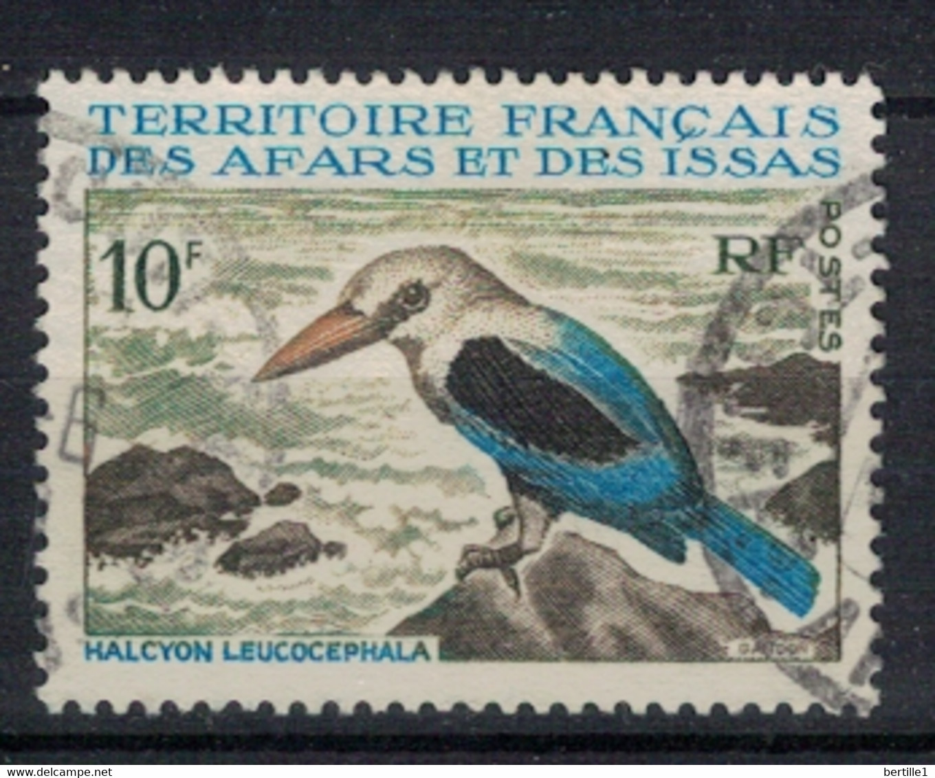 AFARS ET ISSAS      N°  YVERT  329 ( 10 ) OBLITERE       ( Ob   3 / 03 ) - Used Stamps