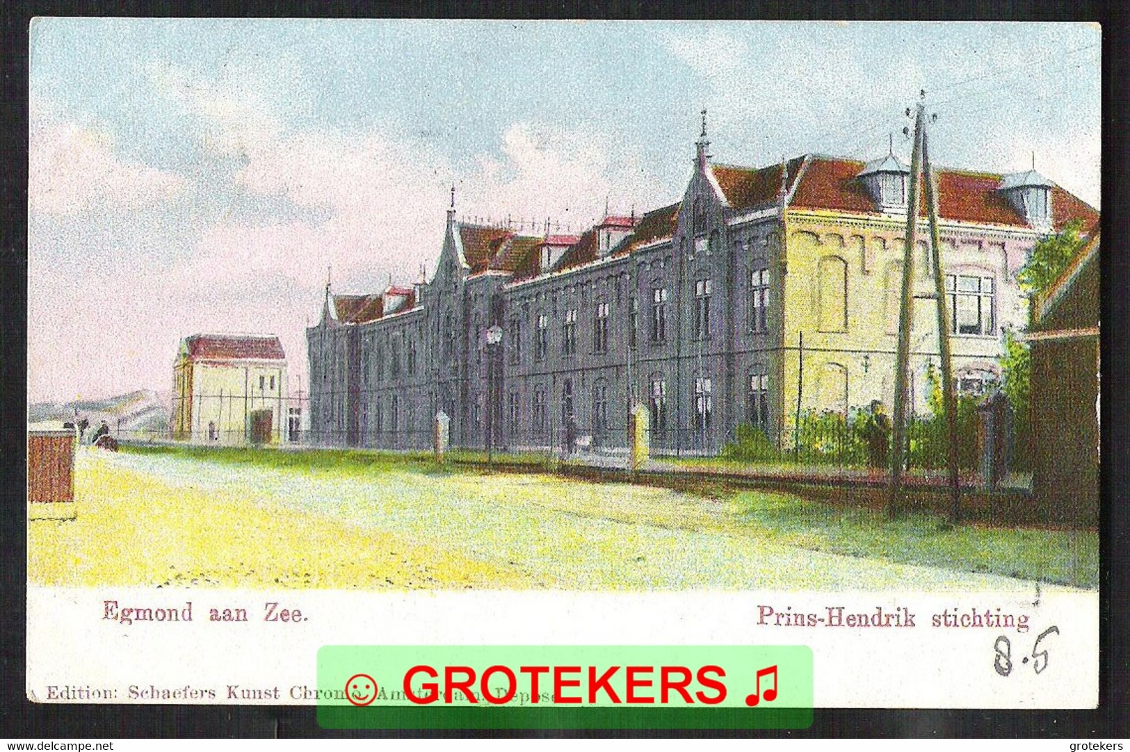 EGMOND AAN ZEE Prins Hendrik Stichting 1904  Duidelijk Kleinrondstempel  EGMOND AAN ZEE - Egmond Aan Zee