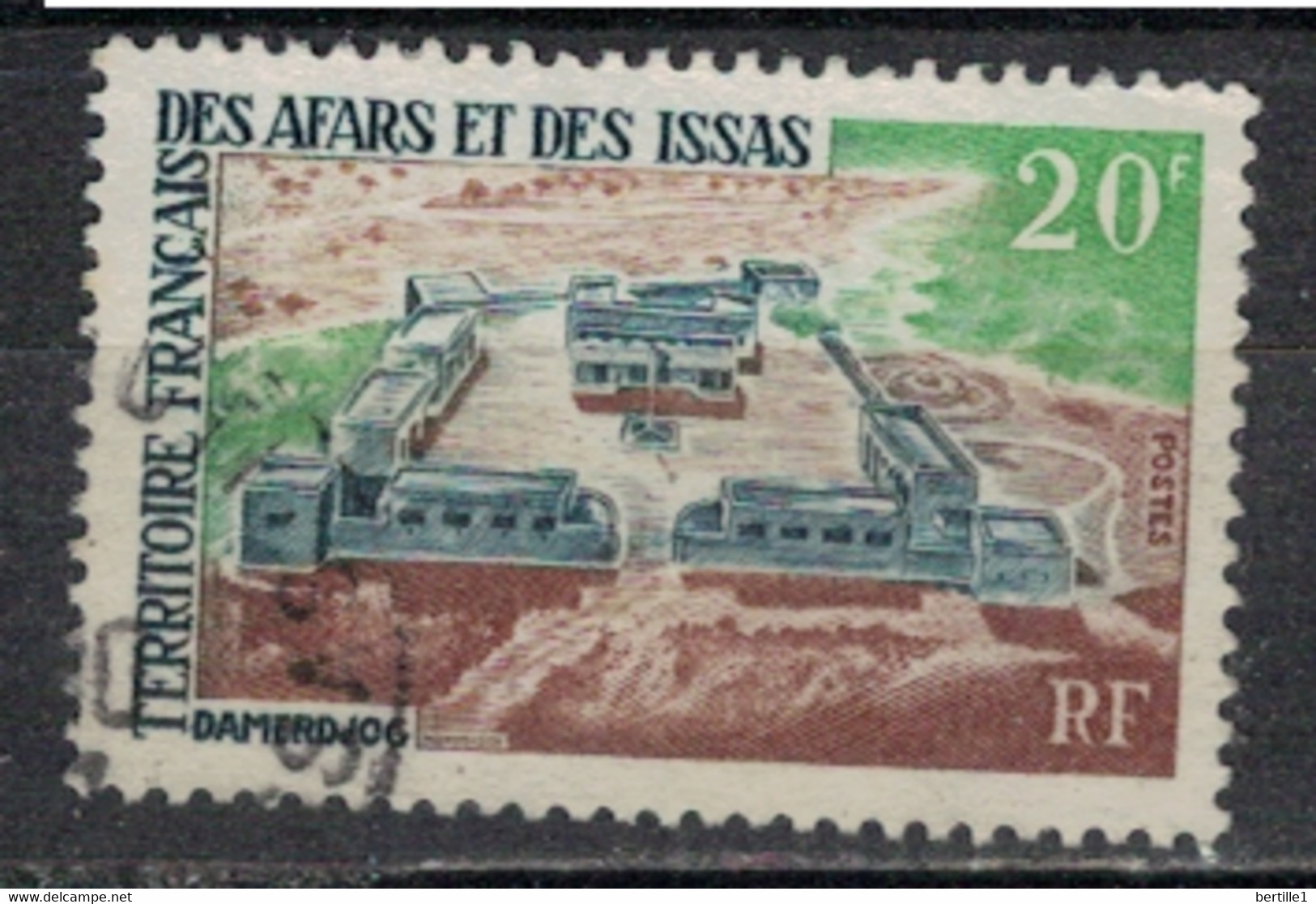 AFARS ET ISSAS      N°  YVERT  337  ( 3 )   OBLITERE       ( Ob   3 / 03 ) - Used Stamps