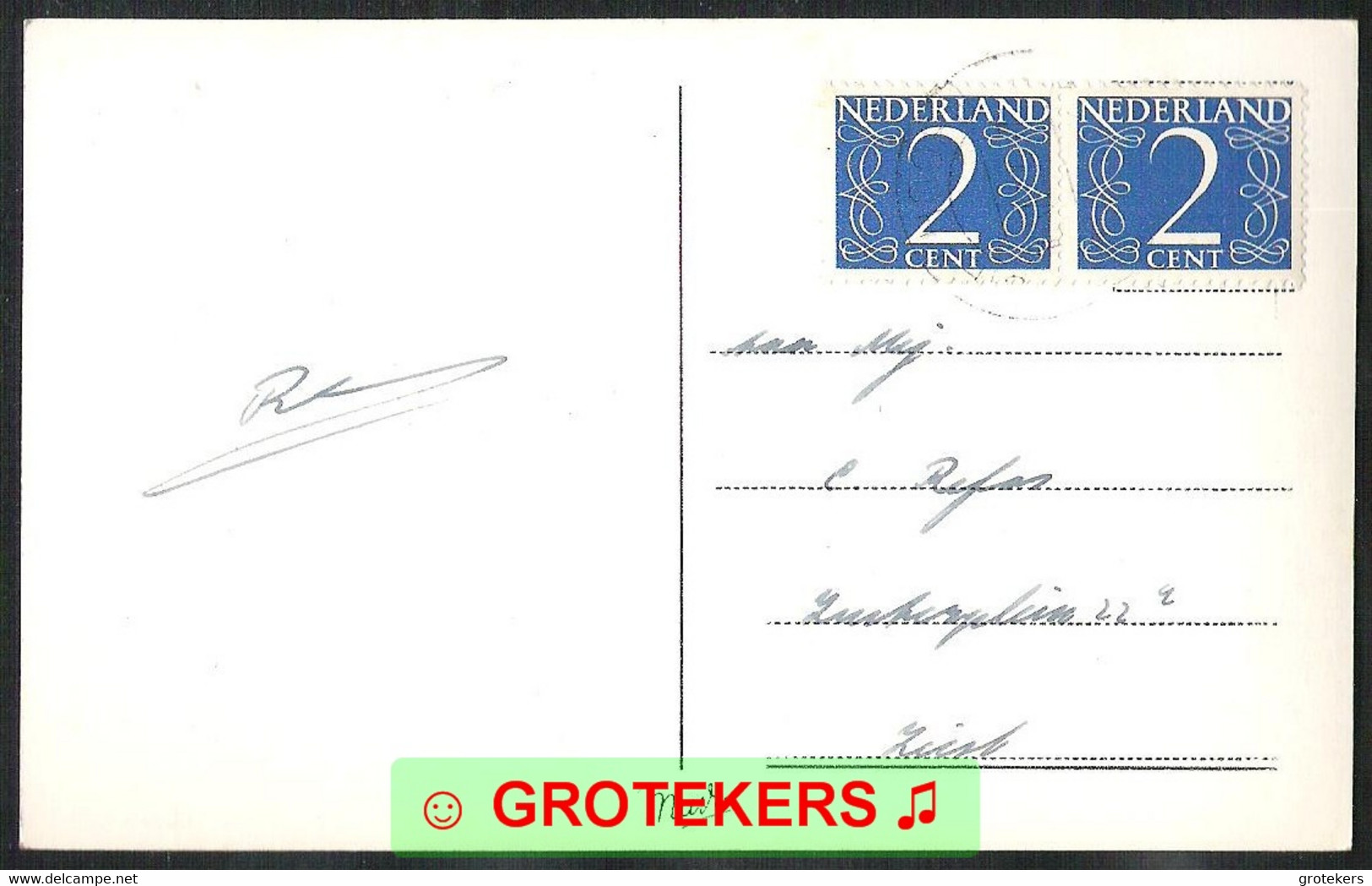 GIETHOORN Doorkijkje Melkbussen Ca 1958 - Giethoorn