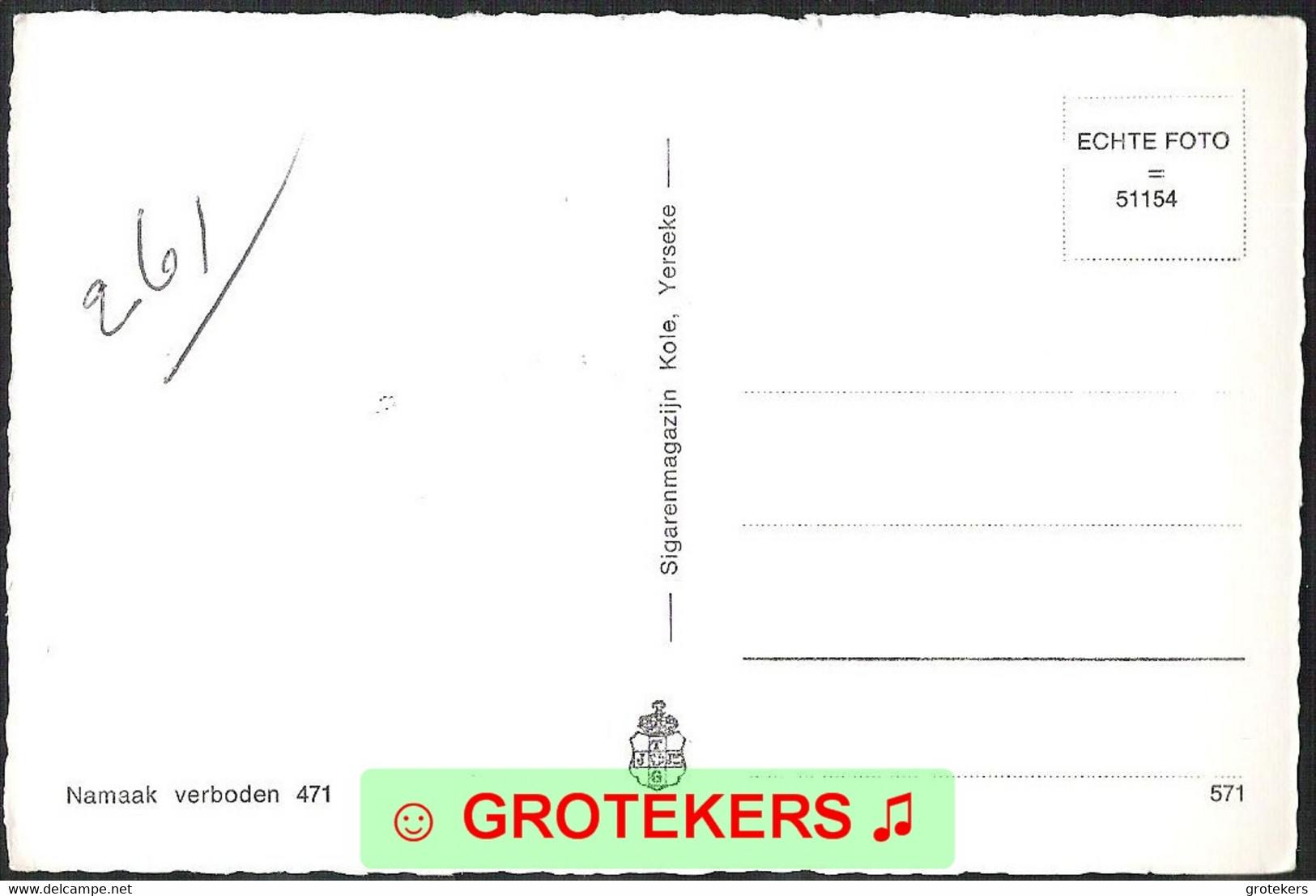 YERSEKE 4-luik Met O.a. Mosselkotter YE 62 1971 - Yerseke