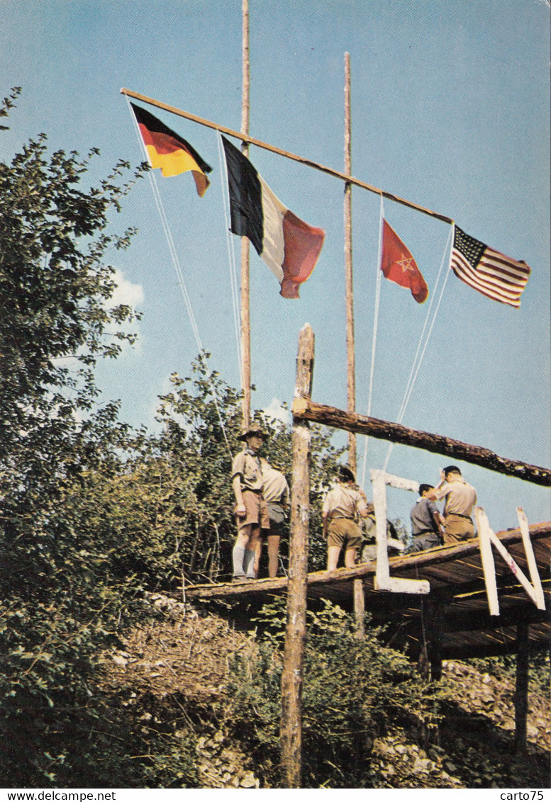 Scoutisme - Eclaireurs Neutres De France Paris - Drapeaux - Cachet Desmaretz Douai - Padvinderij