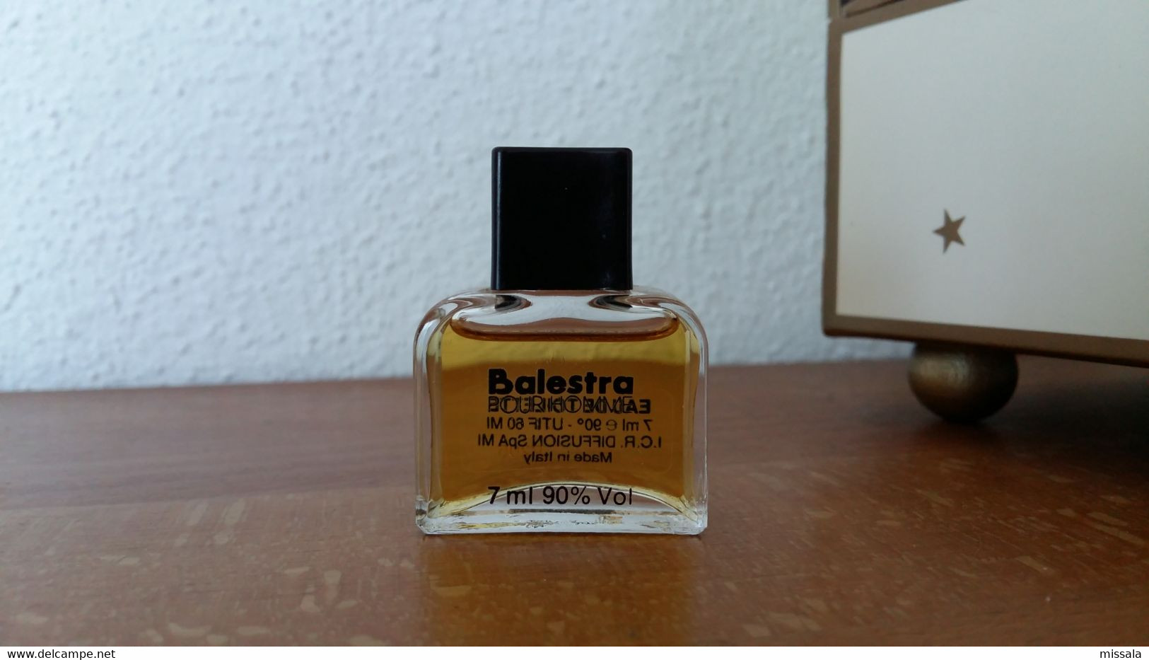 ACHAT IMMEDIAT;;;; MINIATURE BALESTRA POUR HOMME 7 ML EAU DE TOILETTE - Miniatures Men's Fragrances (without Box)