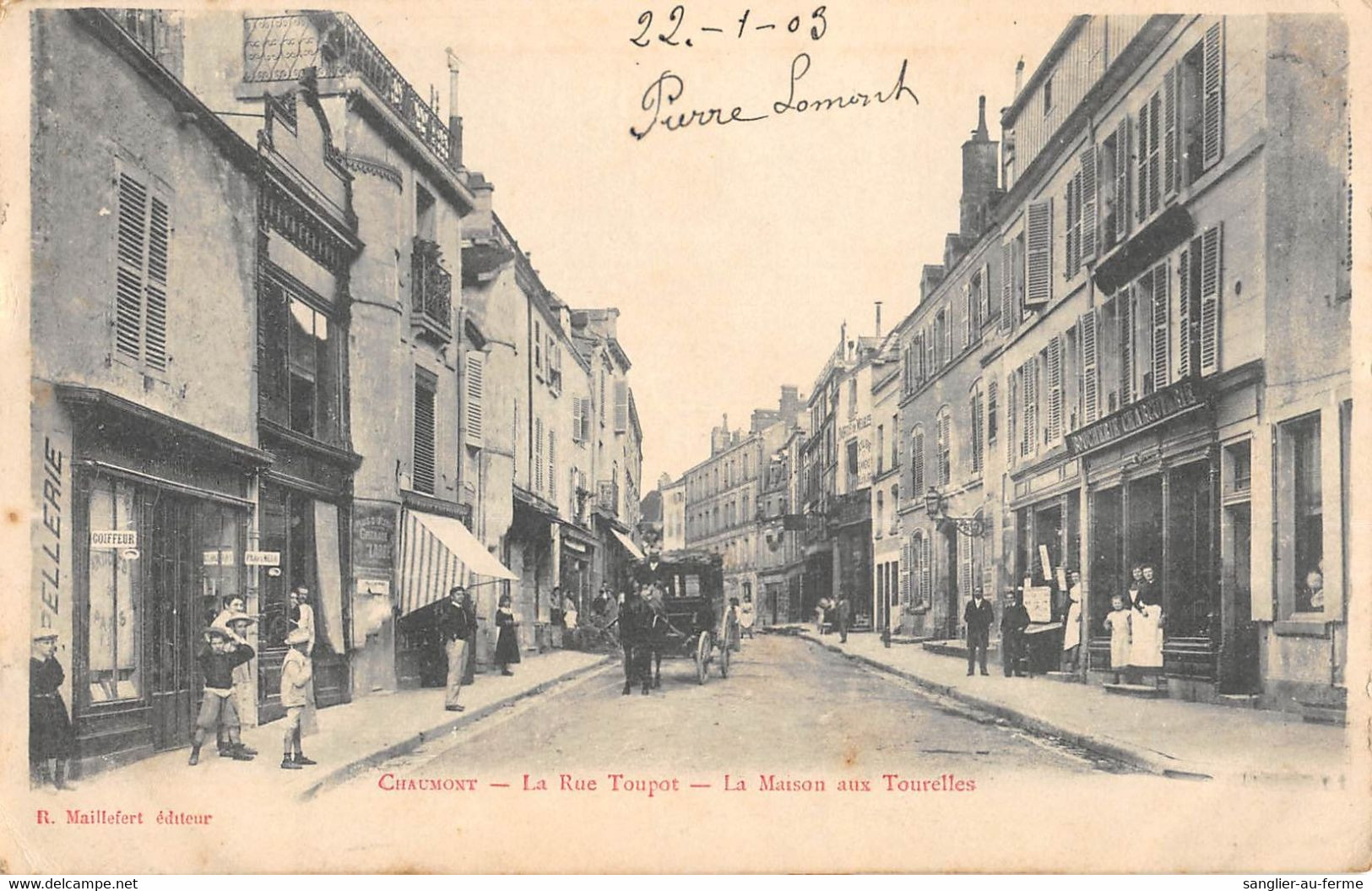 CPA 52 CHAUMONT LA RUE TOUPOT - Chaumont