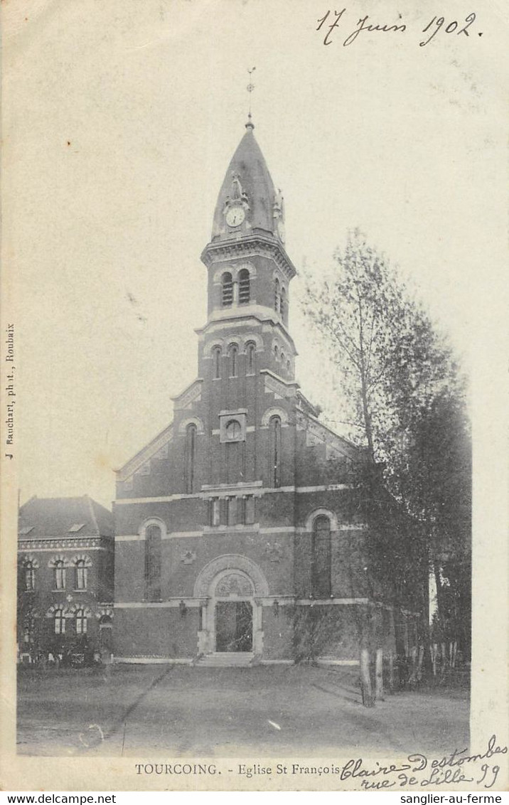 CPA 59 TOURCOING EGLISE SAINT FRANCOIS - Tourcoing