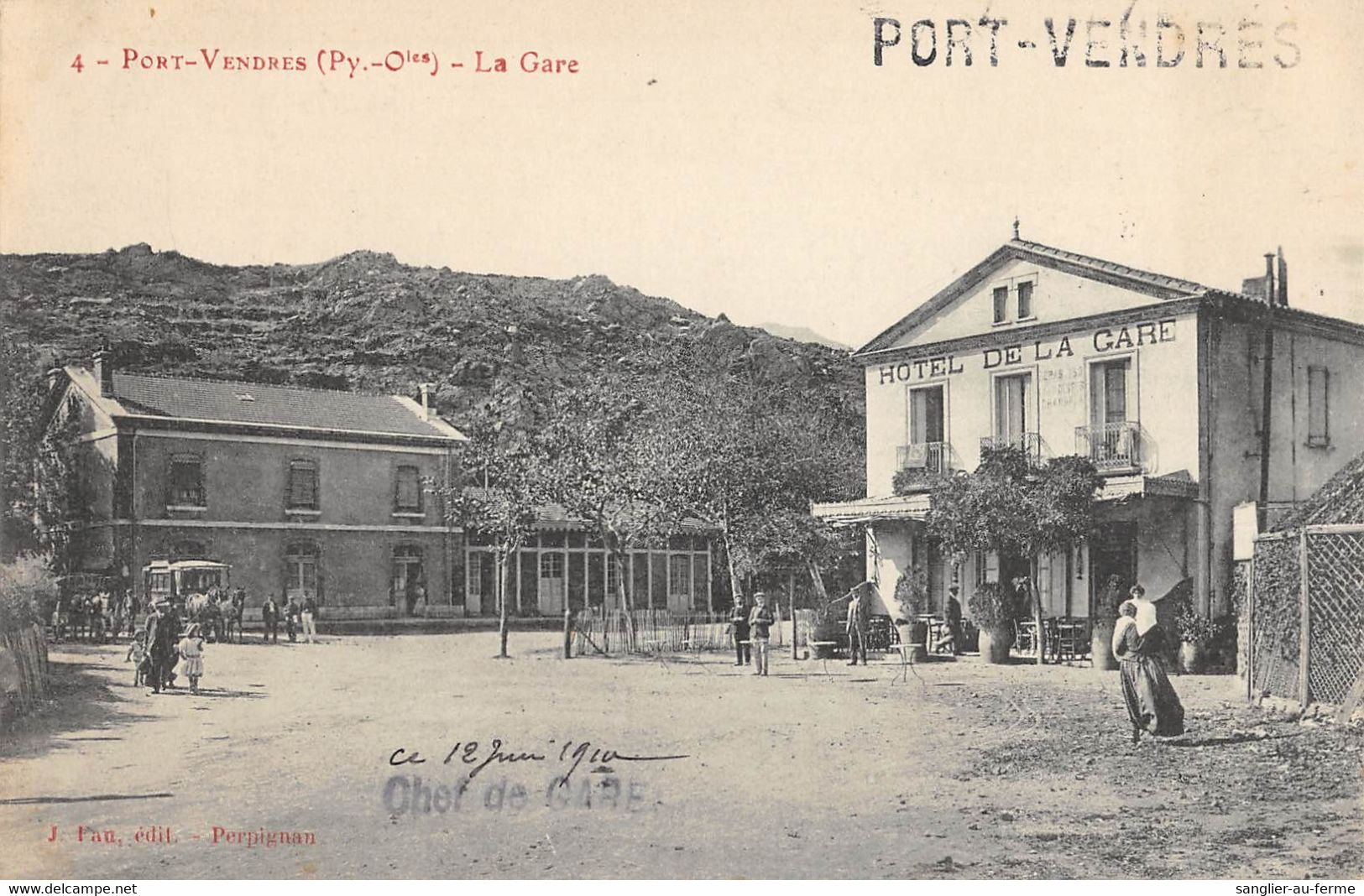 CPA 66 PORT VENDRES LA GARE - Port Vendres