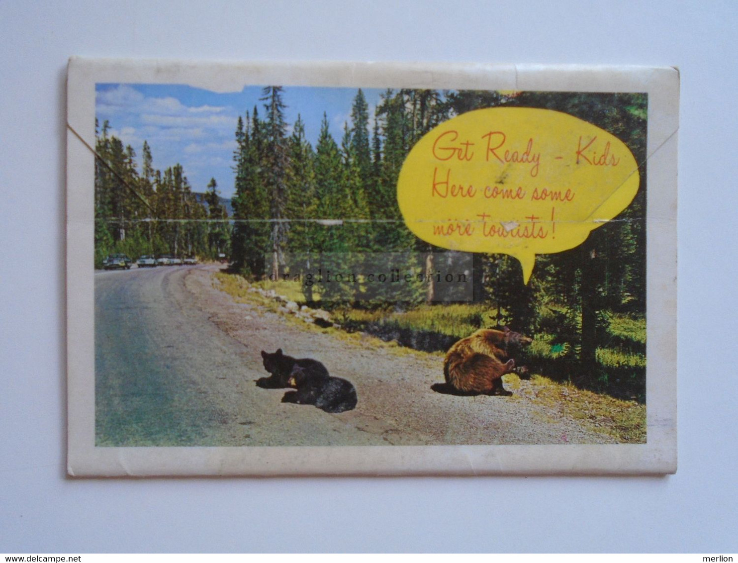 D183360   Old Postcard Booklet  Yellowstone National Park -Wyoming  - Leporello - Yellowstone