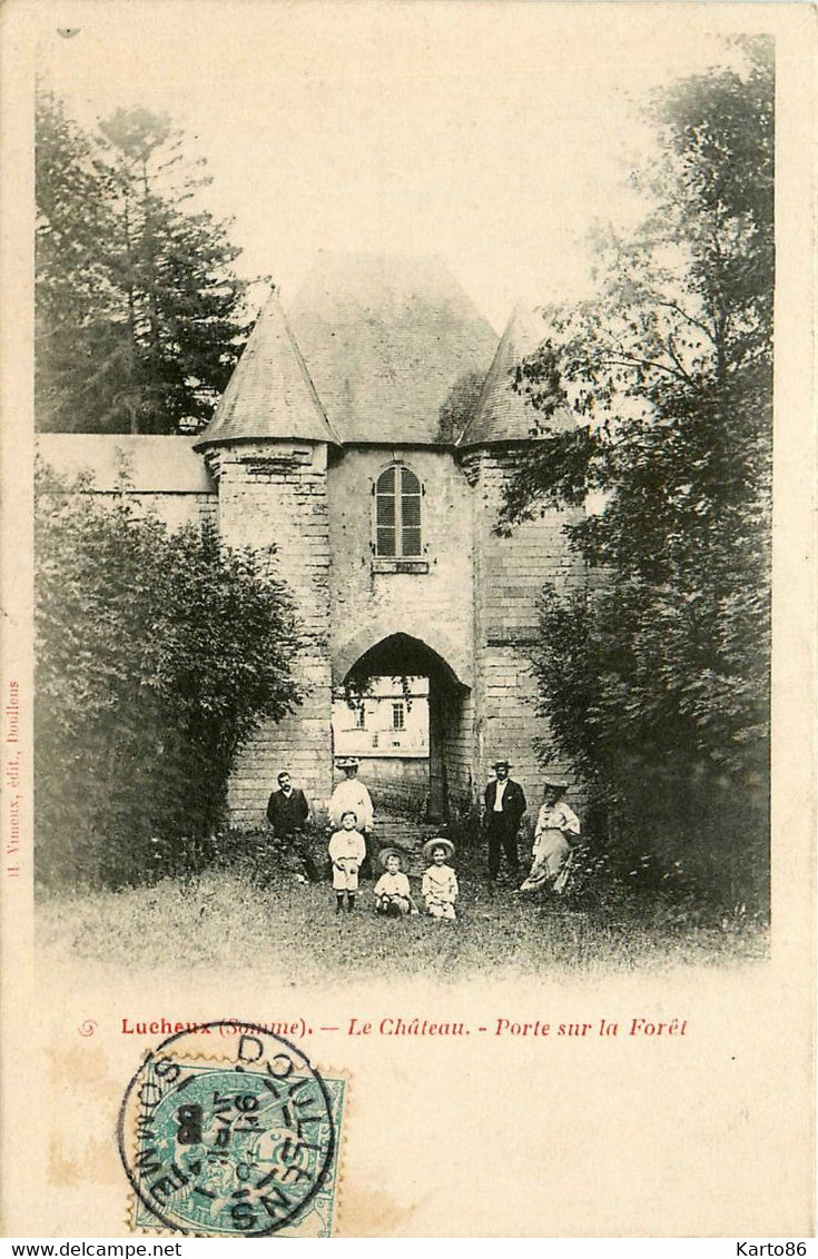 Lucheux * Vue Sur Le Château * La Porte Sur La Forêt - Lucheux