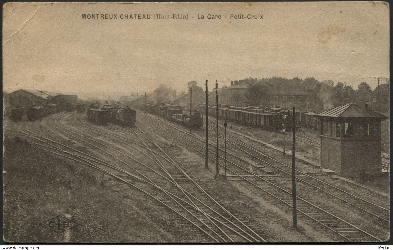 Montreux-Château - La Gare - Petit-Croix - C. L. B. - Voir 2 Scans Et Lire Descriptif - Altri & Non Classificati