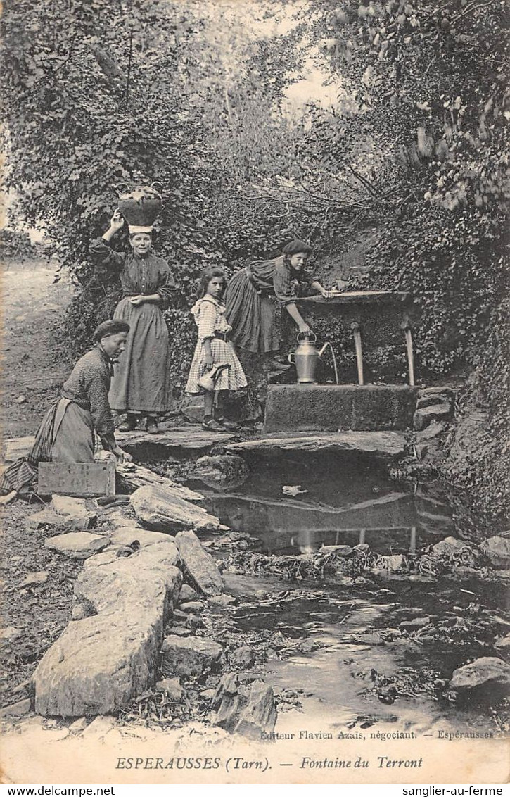 CPA 81 ESPERAUSSES FONTAINE DU TERRONT - Sonstige & Ohne Zuordnung