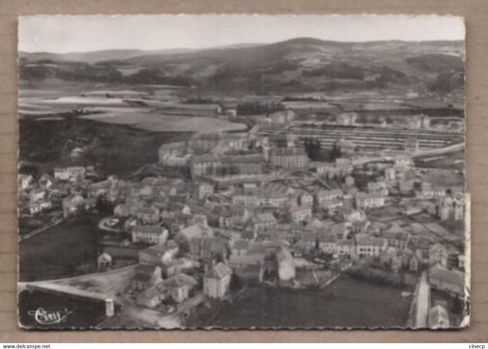 CPSM 48 - SAINT-ALBAN SUR LIMAGNOLE - Vue Générale Aérienne - TB PLAN D'ensemble Du Village Centre Détails Maisons - Saint Alban Sur Limagnole