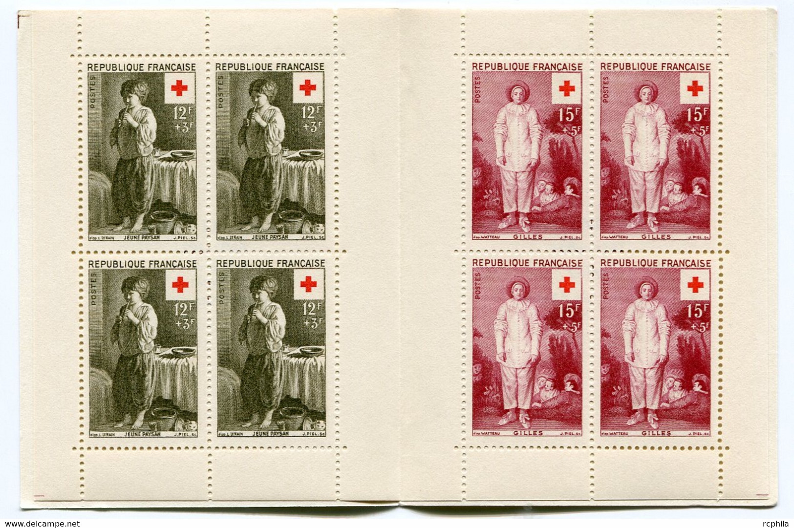 RC 21255 FRANCE COTE 90€ N° 2005 CARNET CROIX ROUGE DE 1956 NEUF ** MNH TB - Red Cross