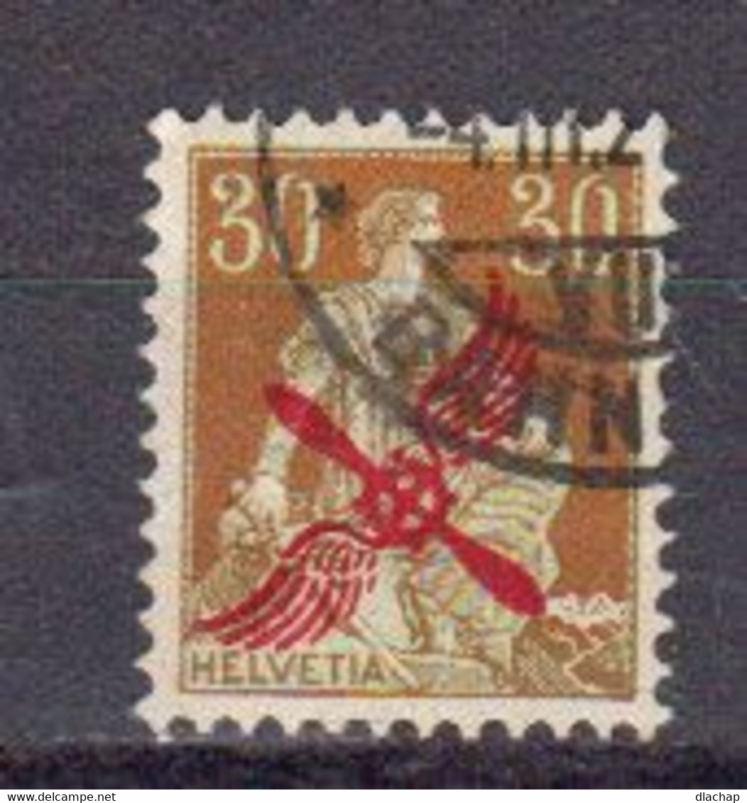 Suisse Poste Aerienne 1919 Yvert 1 Oblitere - Used Stamps