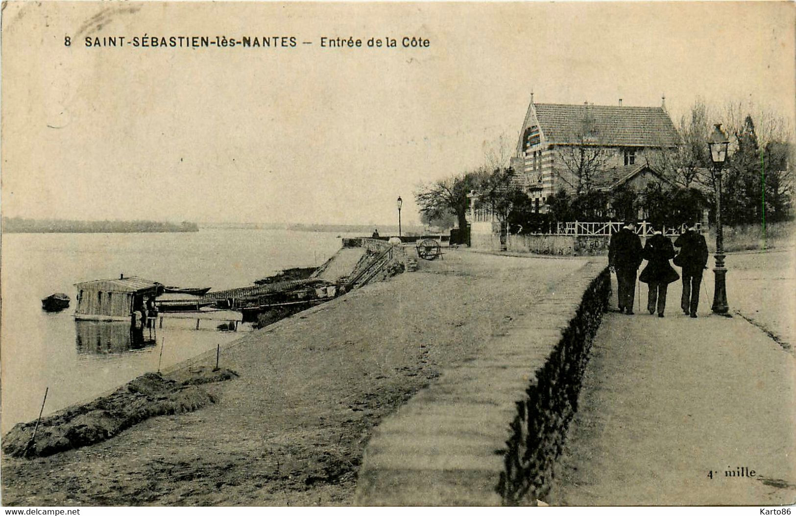 St Sébastien Sur Loire * Nantes * Entrée De La Côte * Bateau Lavoir - Saint-Sébastien-sur-Loire