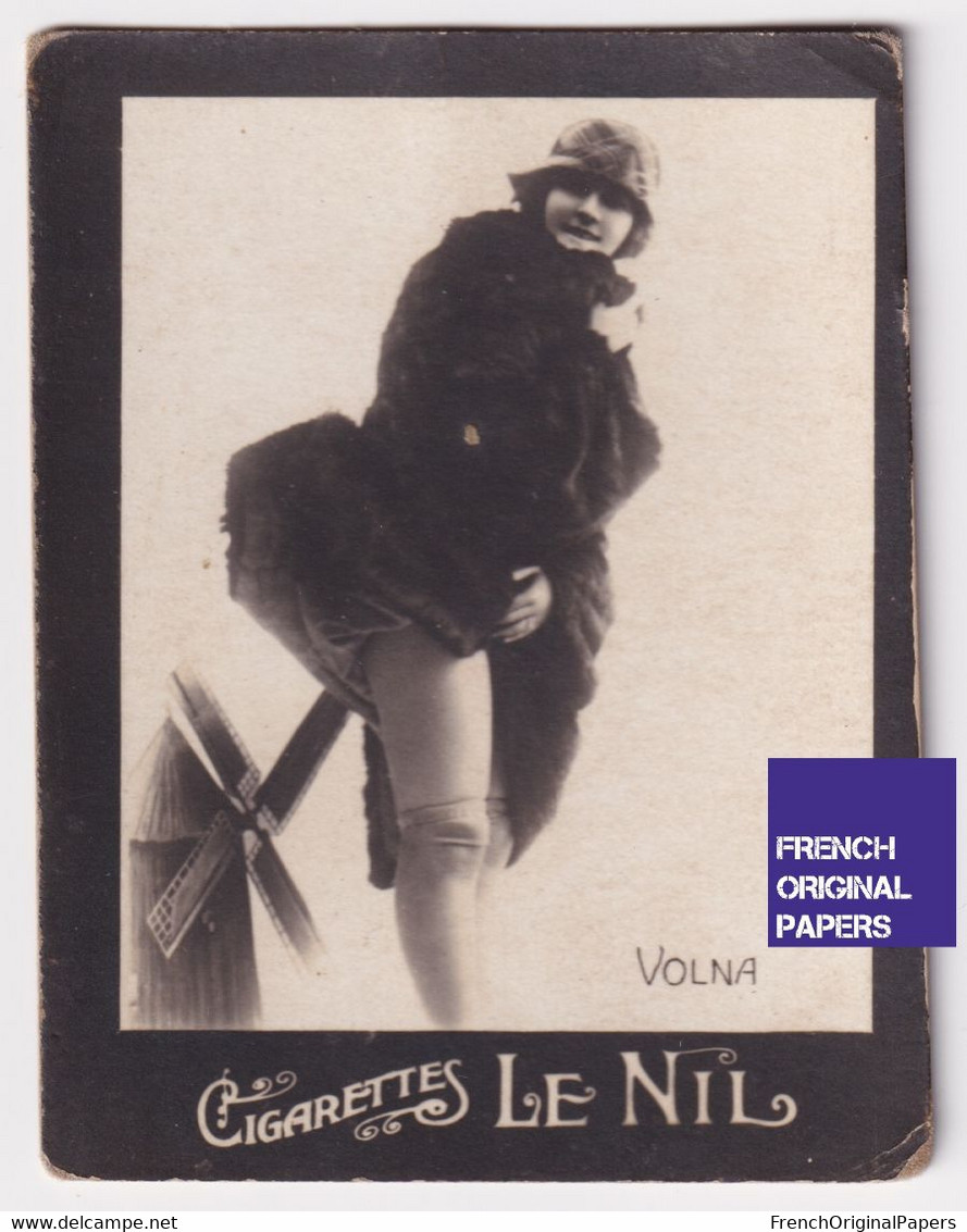 Cigarettes Le Nil - Années 1925/30 - Volna - Photo Femme Sexy Pinup Lady Pin-up Woman Nude Nue Nu Moulin Rouge A55-57 - Sigarette (marche)