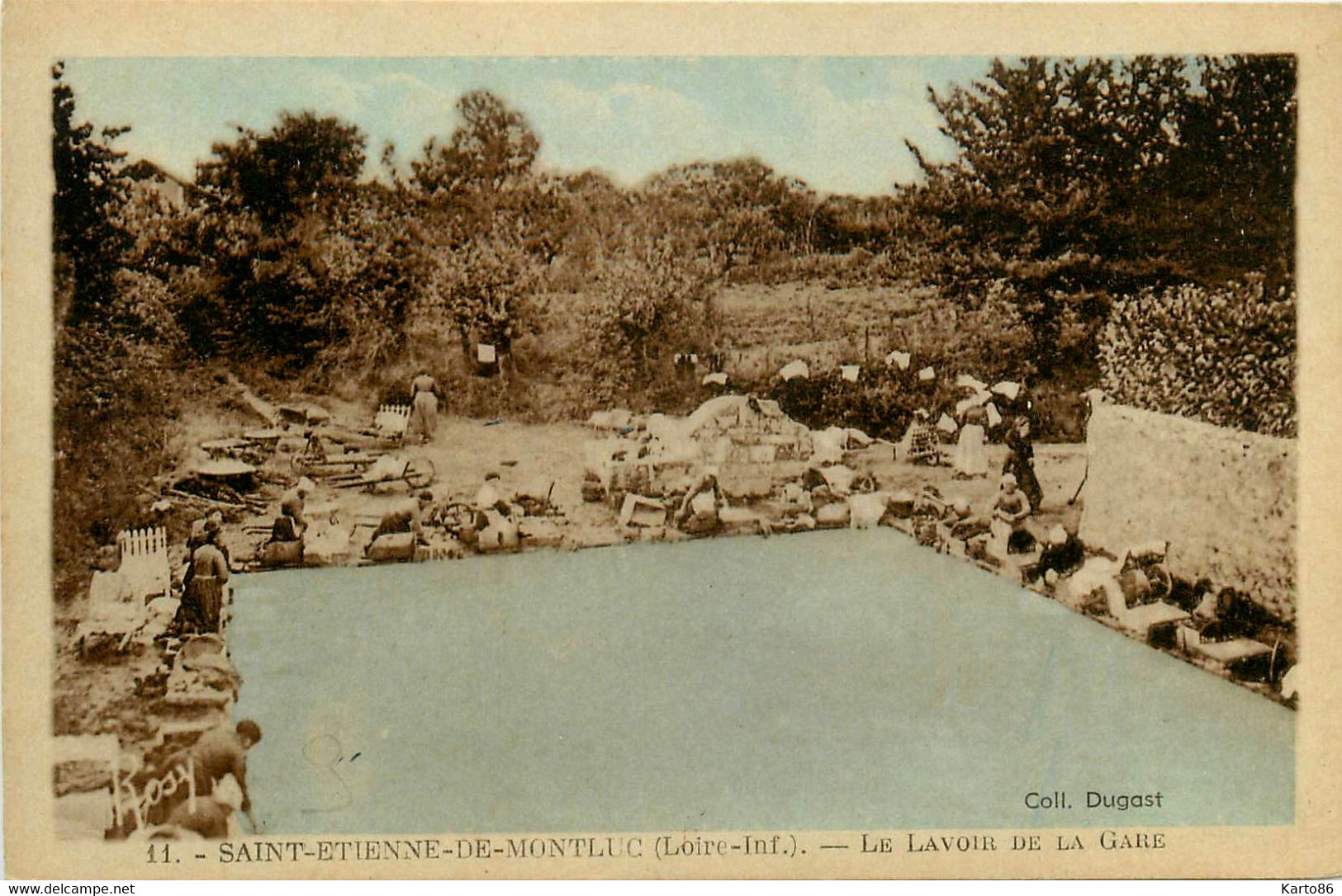 St étienne De Montluc * Le Lavoir De La Gare * Laveuses Lavandières - Saint Etienne De Montluc