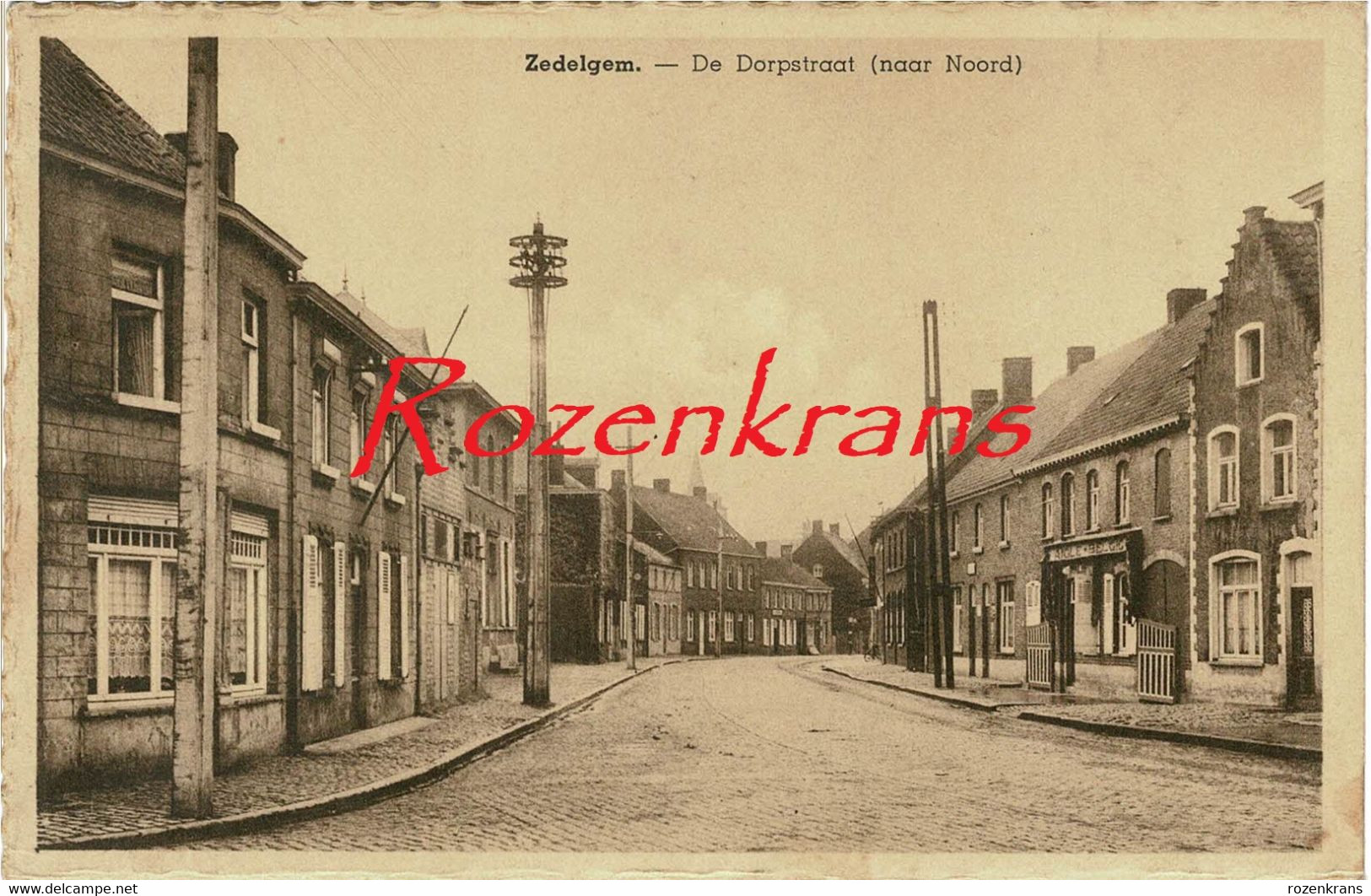 Zedelgem De Dorpstraat ZELDZAAM (naar Noord) (In Zeer Goede Staat) - Zedelgem