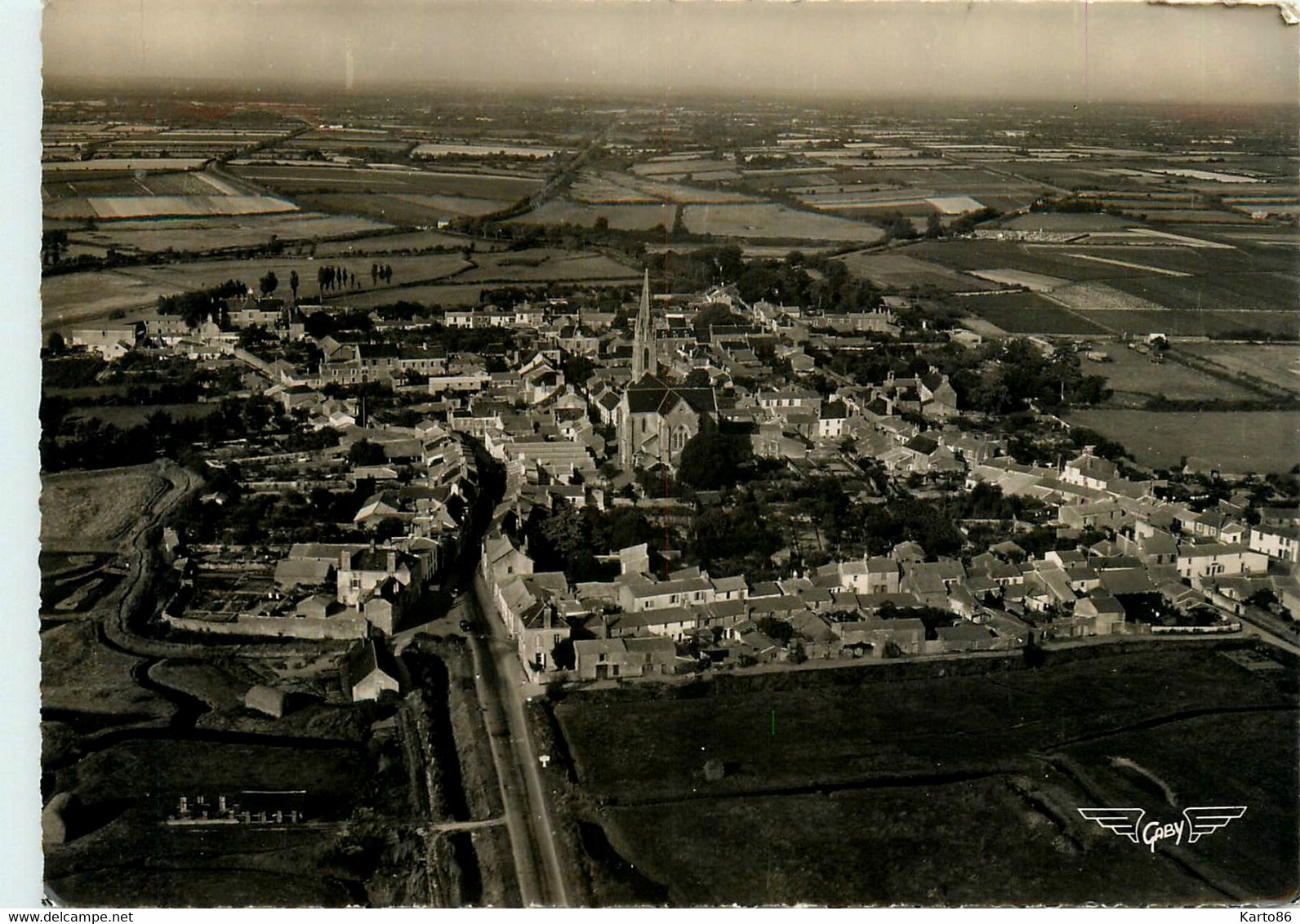 Bourgneuf En Retz * Vue Aérienne De La Commune - Bourgneuf-en-Retz