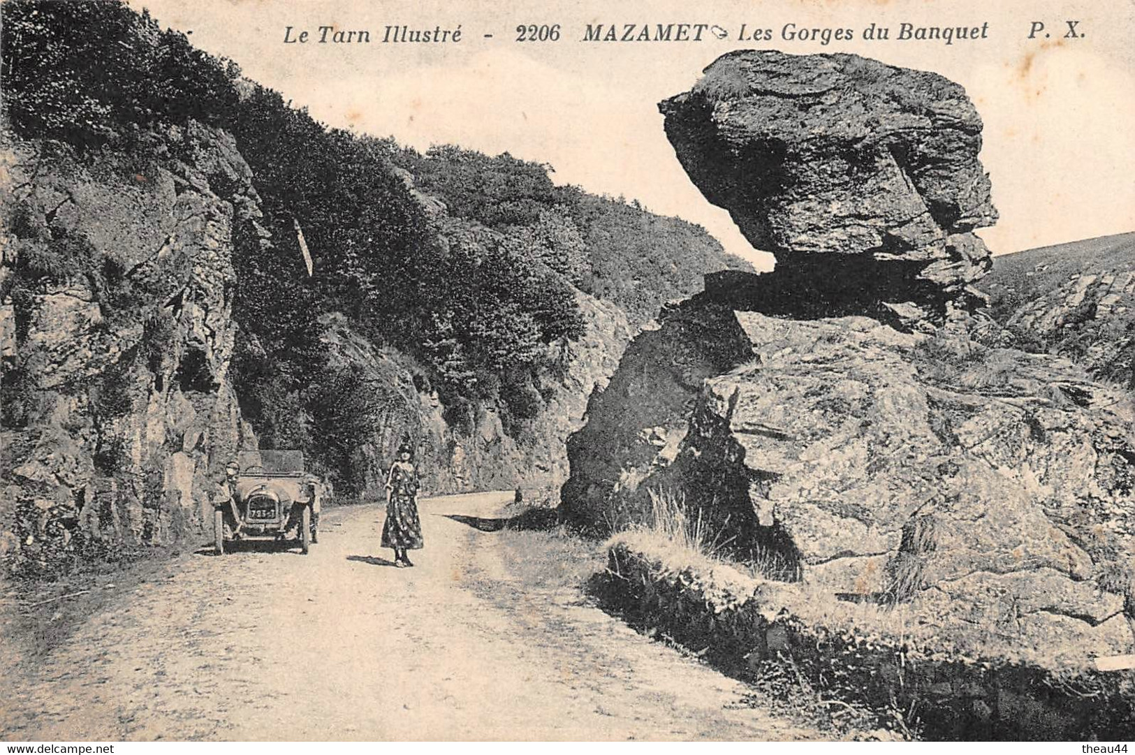 MAZAMET  -  Lot De 2 Cartes  -  Le Tarn Illustré - Gorges Du Banquet - Gorges De L'Arnette Et L'Usine Sebé - Mazamet